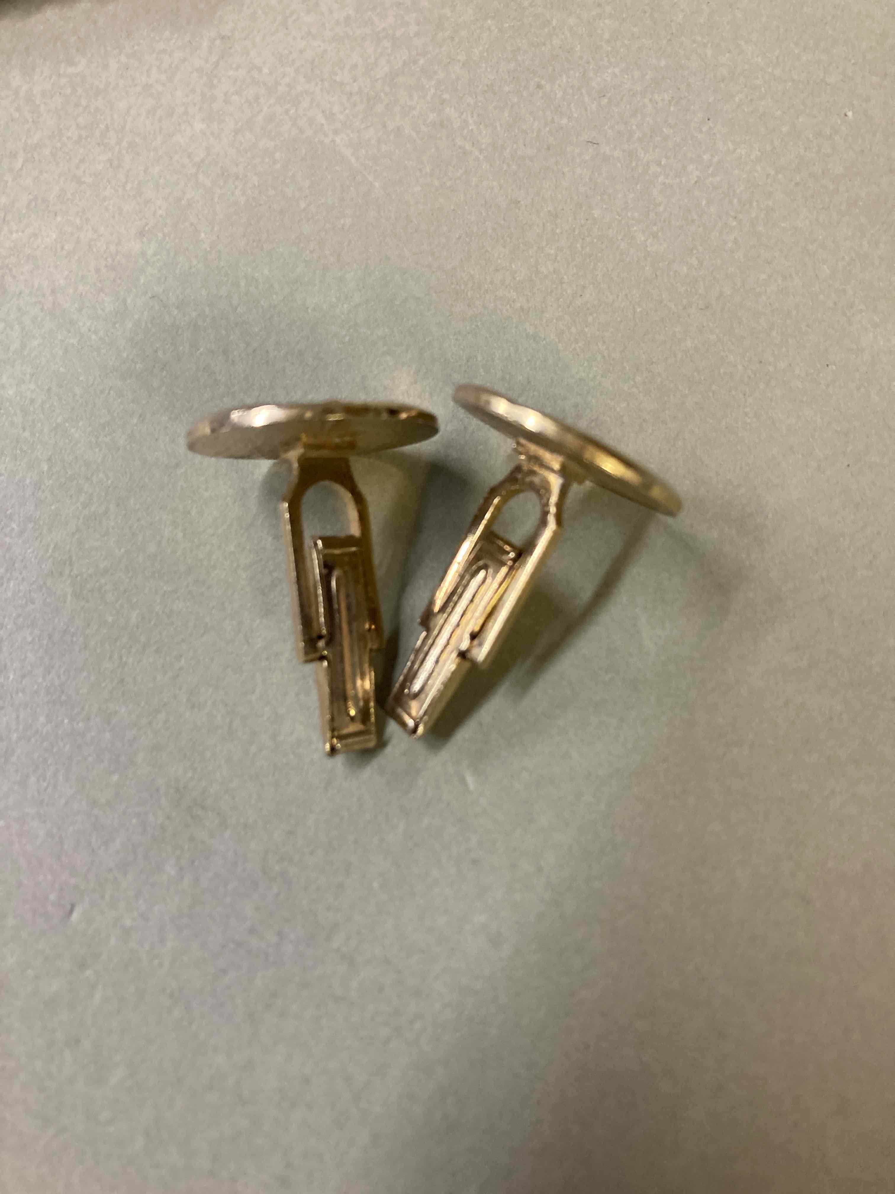 Gold Cufflinks