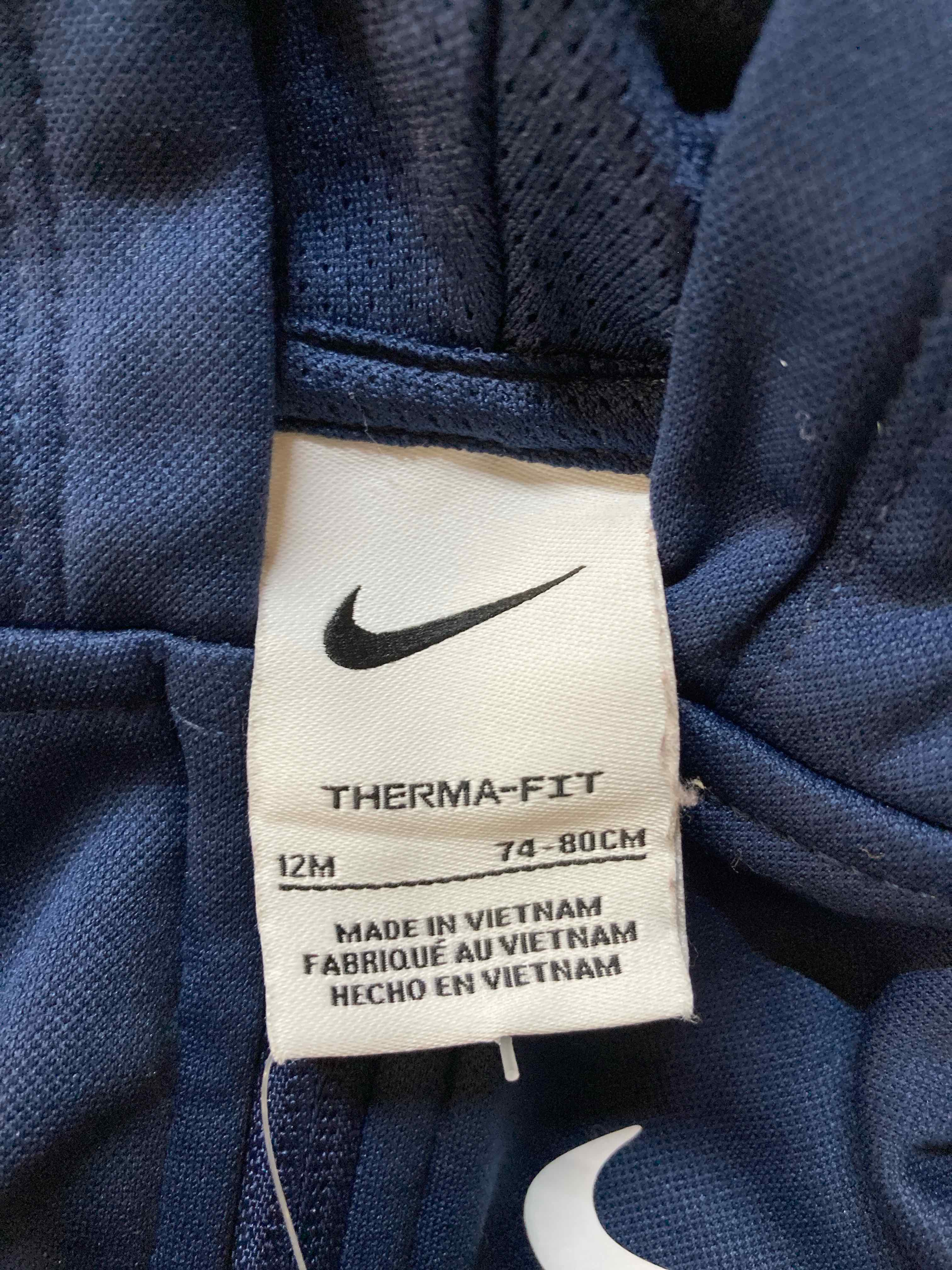 Nike Navy Polyester Hooded Jacket 12M