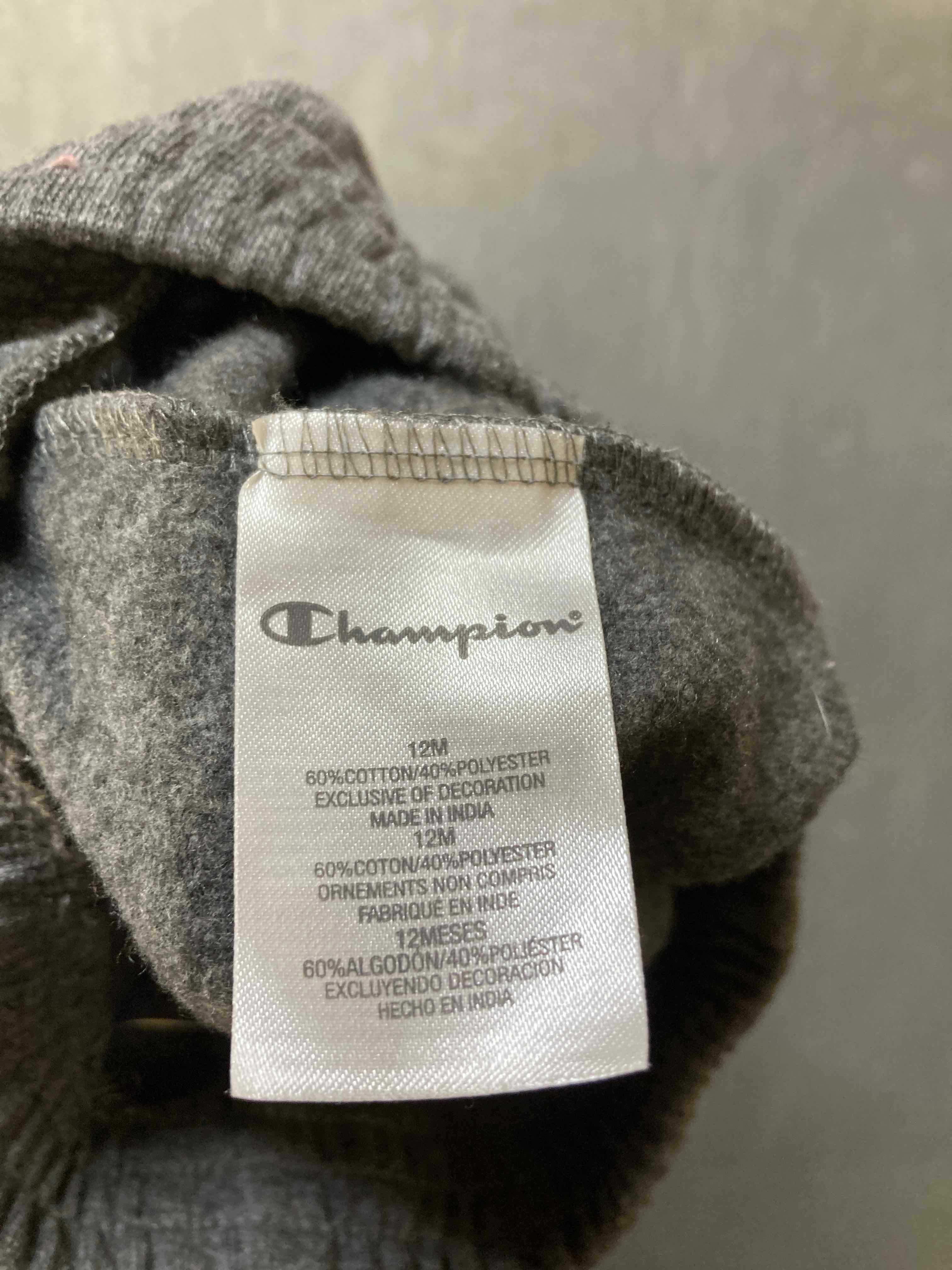 Champion Gray Cotton Blend Shorts size 12M