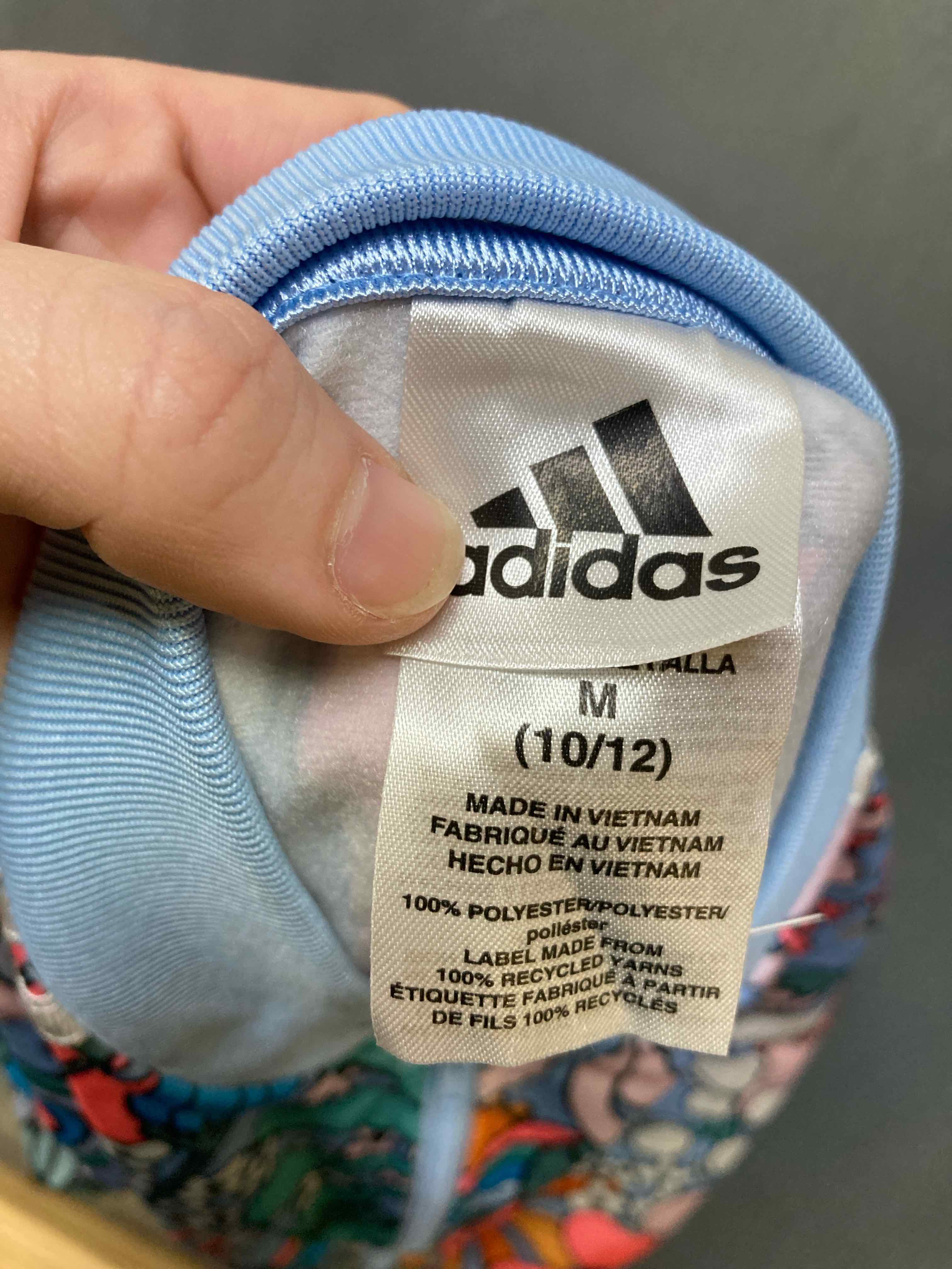 Adidas Multicolor Polyester Track Jacket Medium
