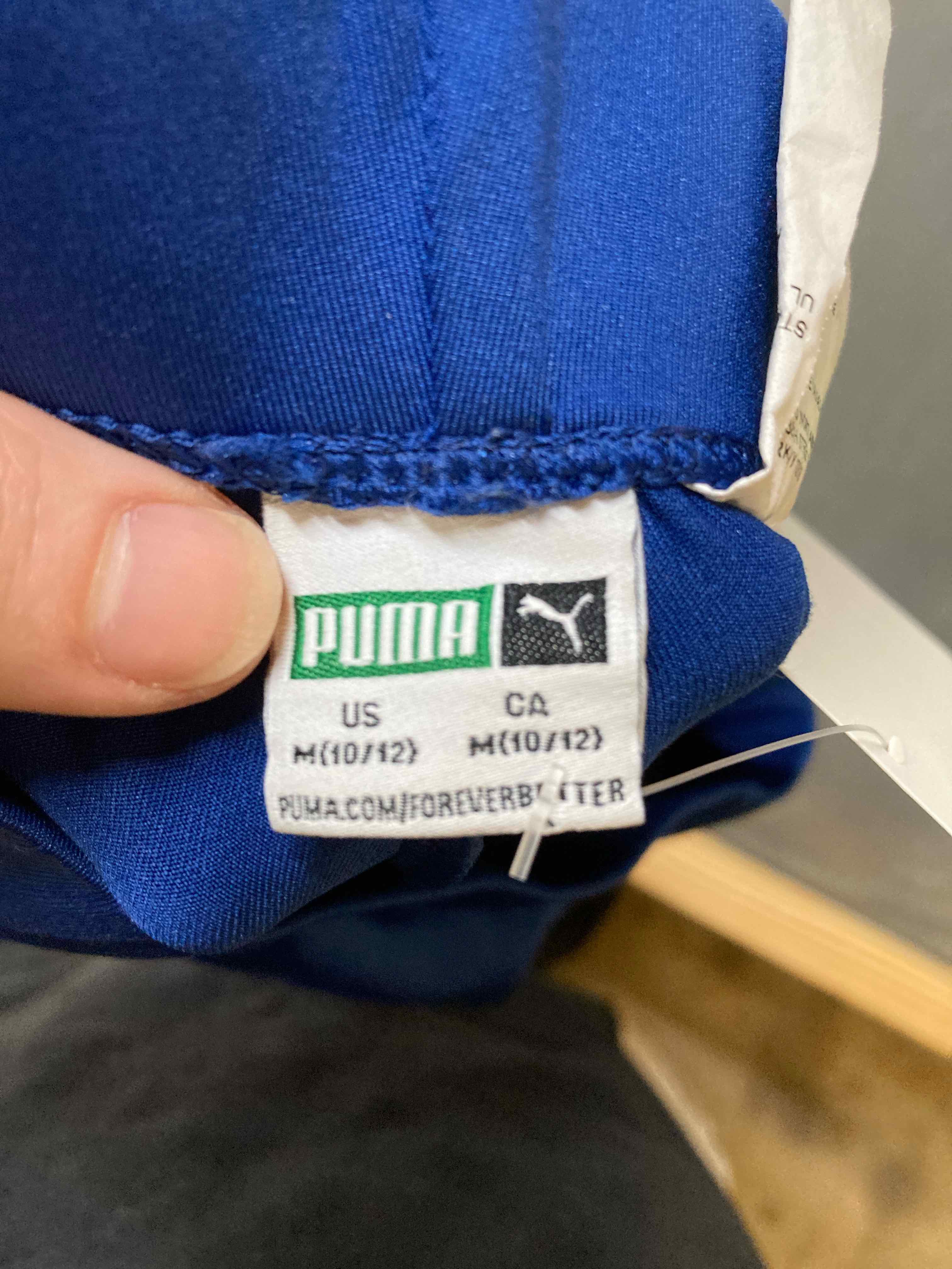 Puma Blue athletic leggings size 10/12