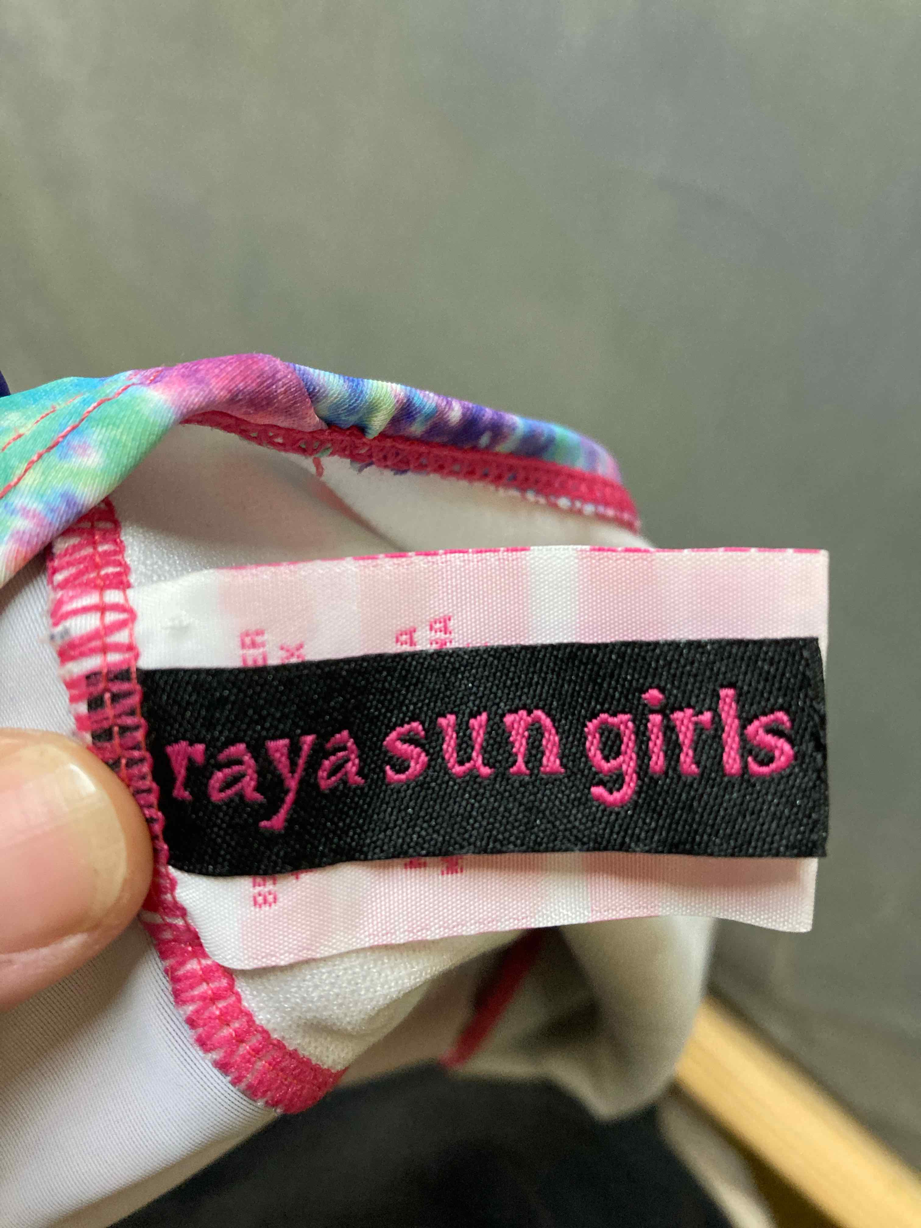 Raya Sun Girls Multicolor Polyester Blend Swimsuit 10