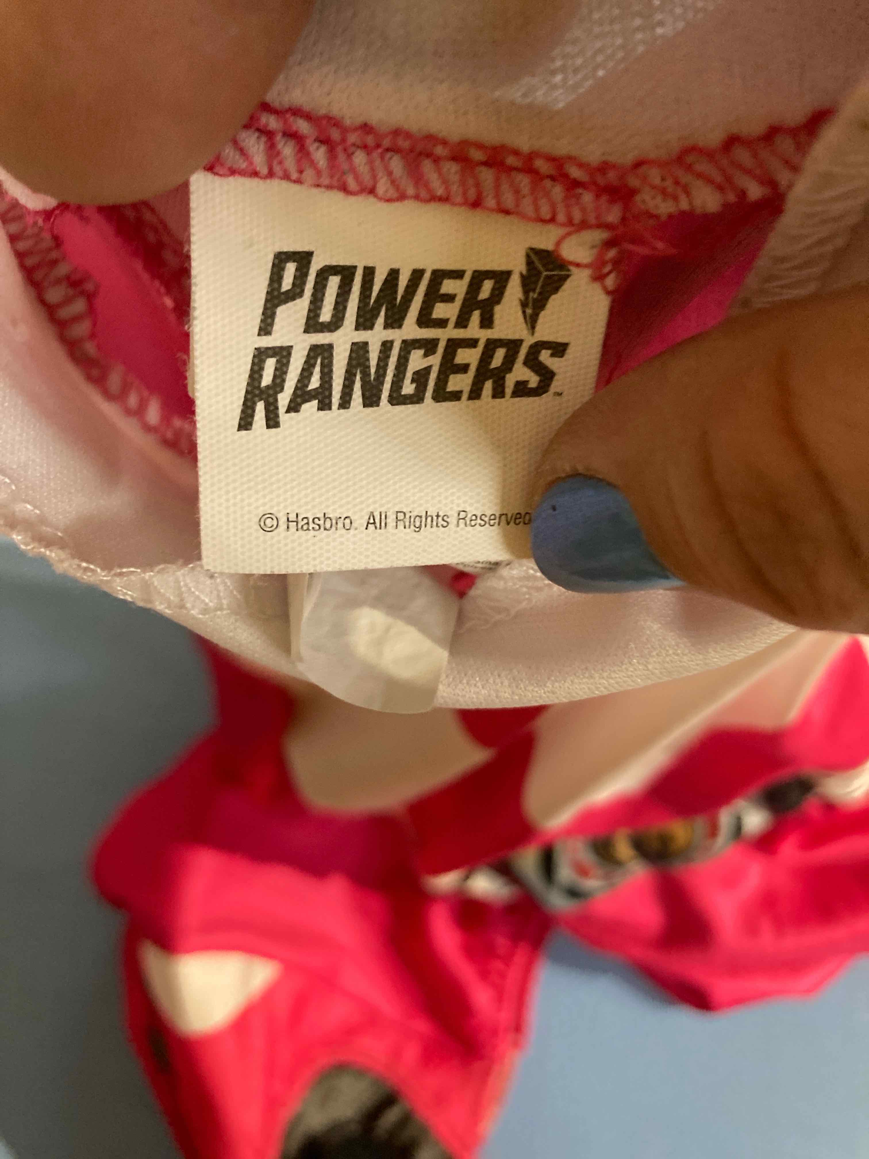Pink Power Rangers Polyester Costume Set