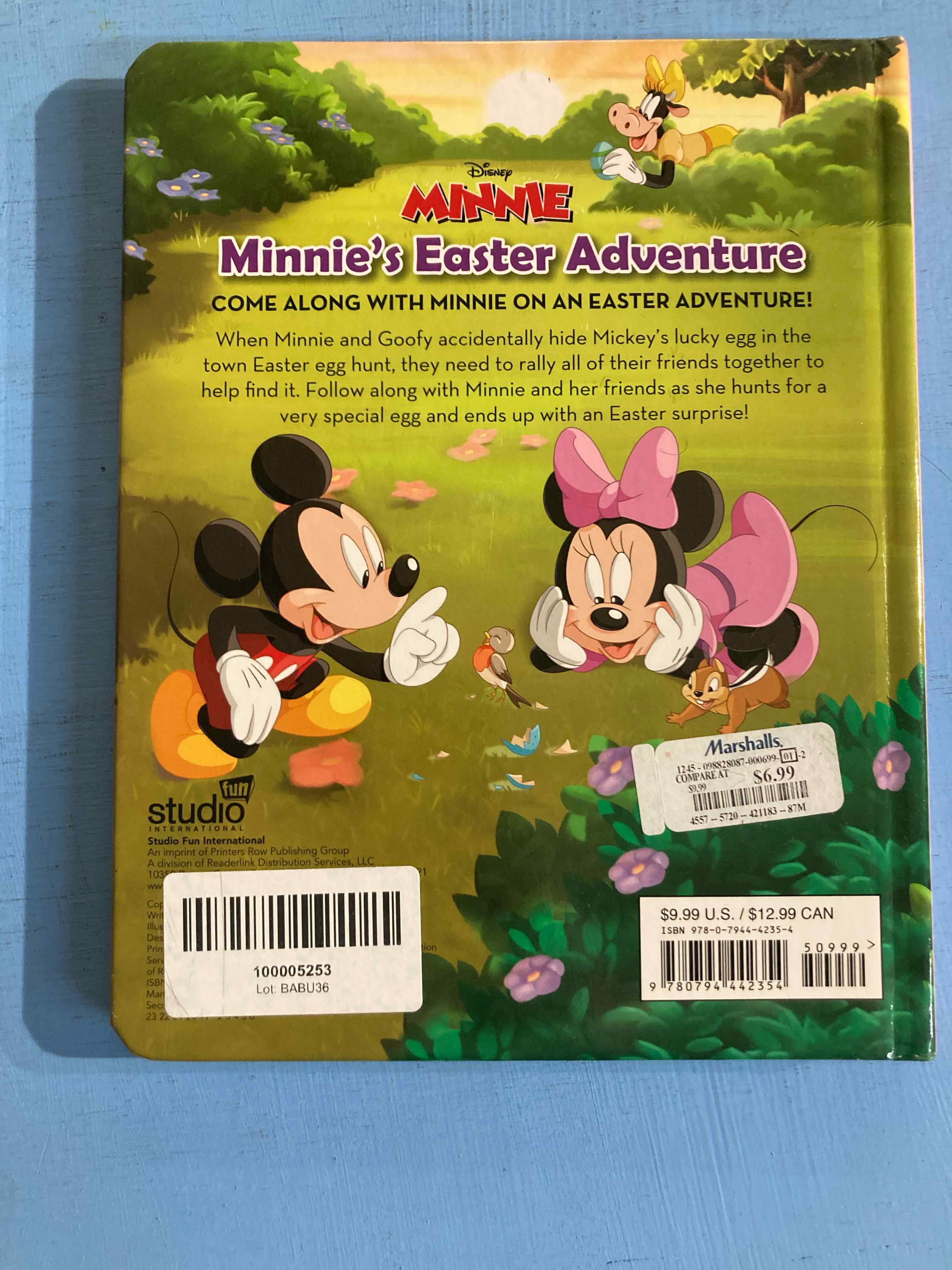 Disney Minnie Minnies Easter Adventure Board Book