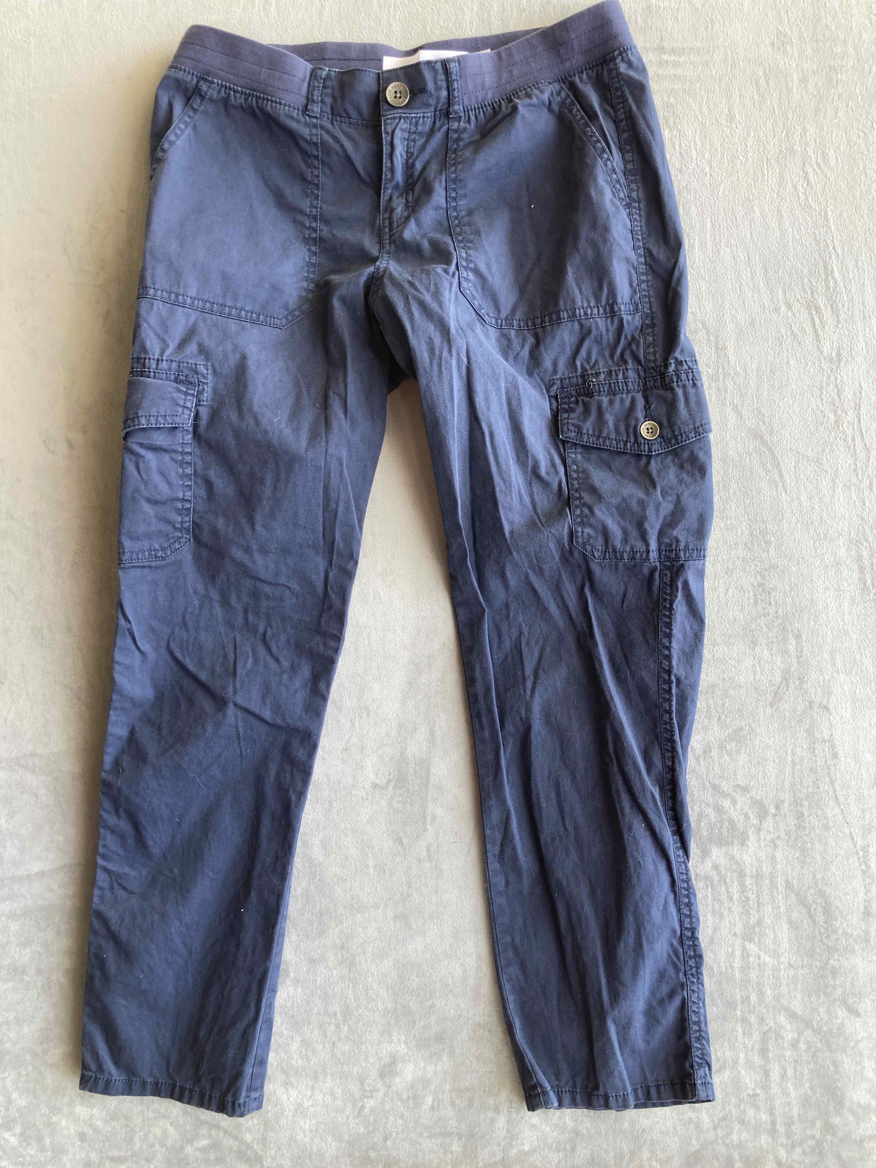Sonoma Navy Cotton Spandex Cargo Pants 6