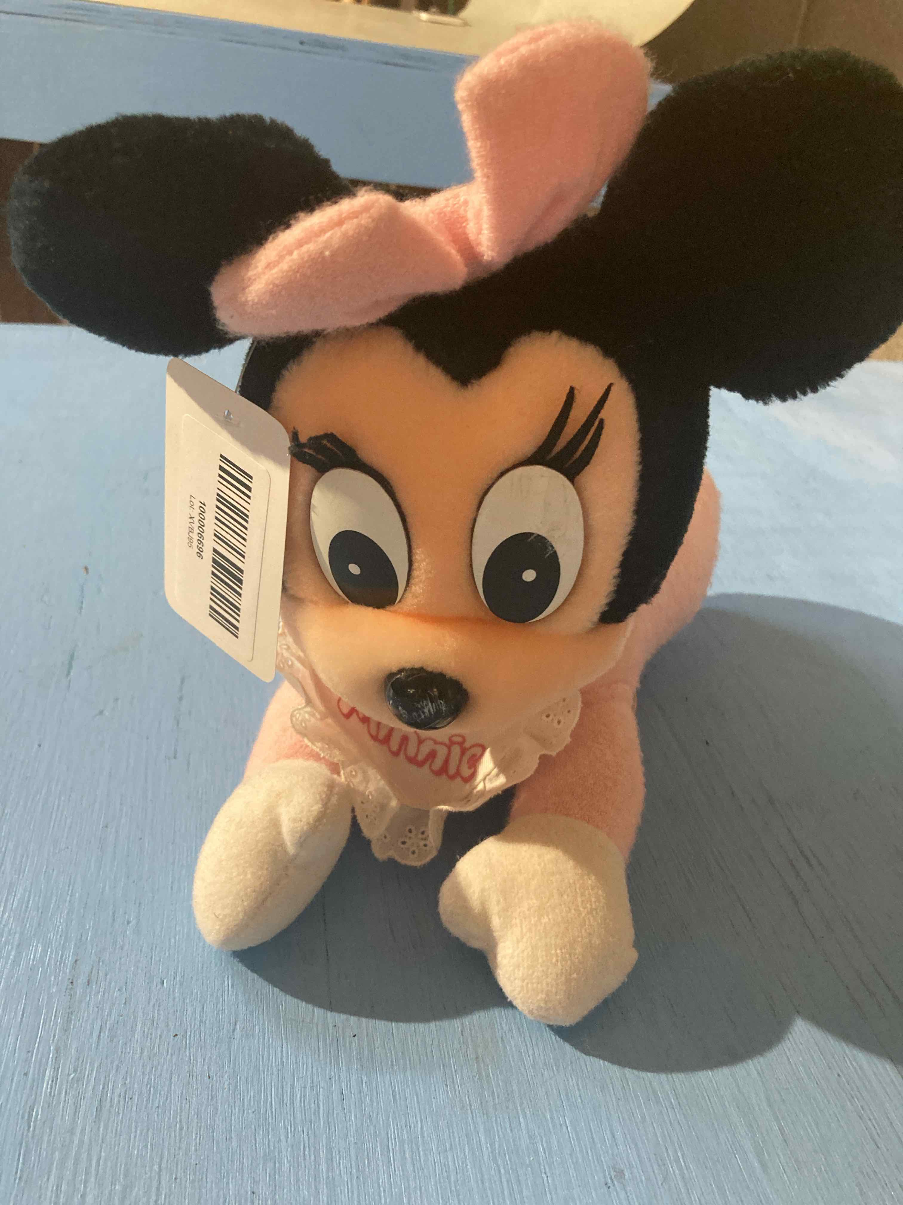 Disney Pink Plush Minnie Mouse Doll