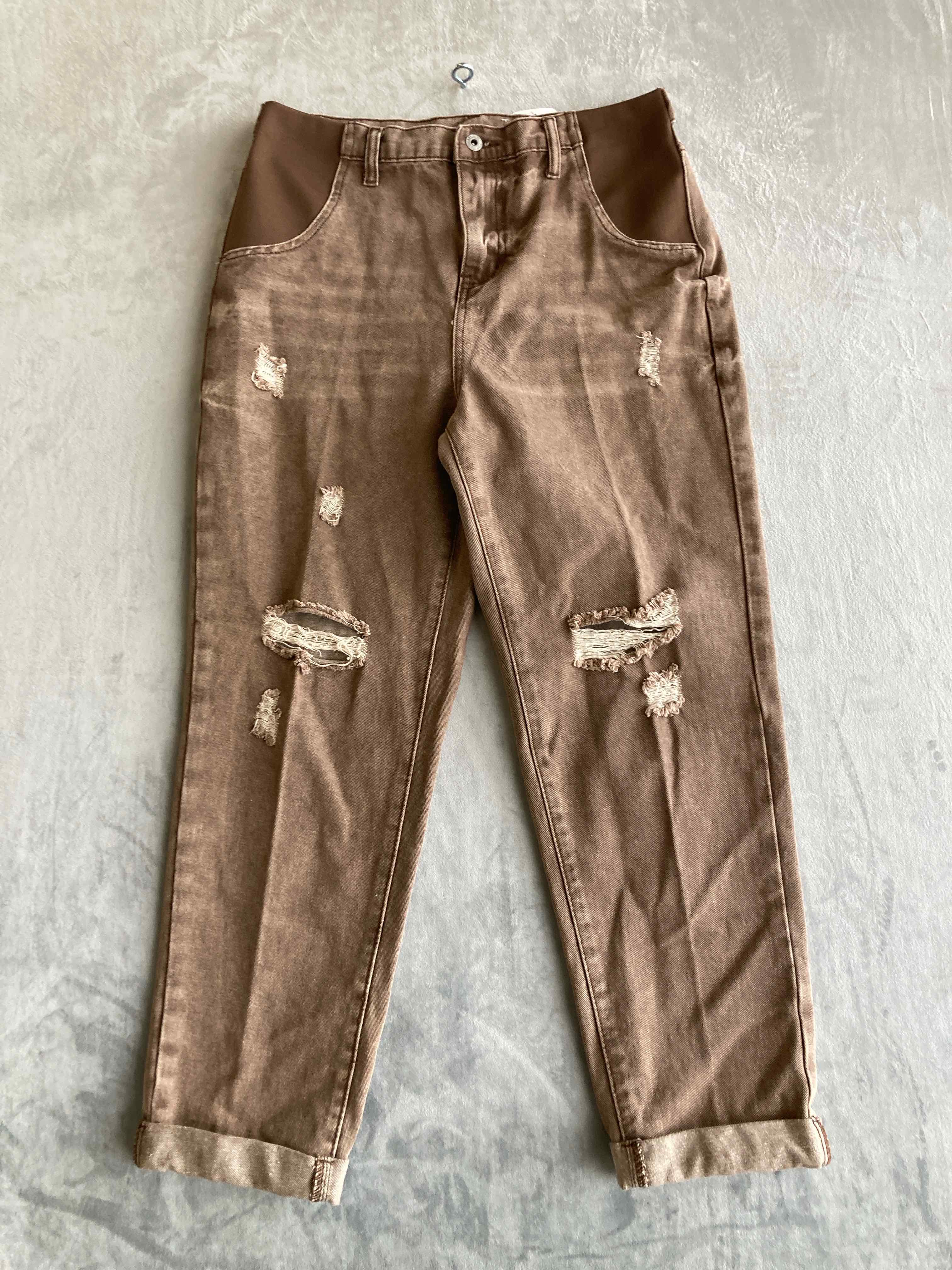 SHEIN Brown Denim Blend Pants Medium