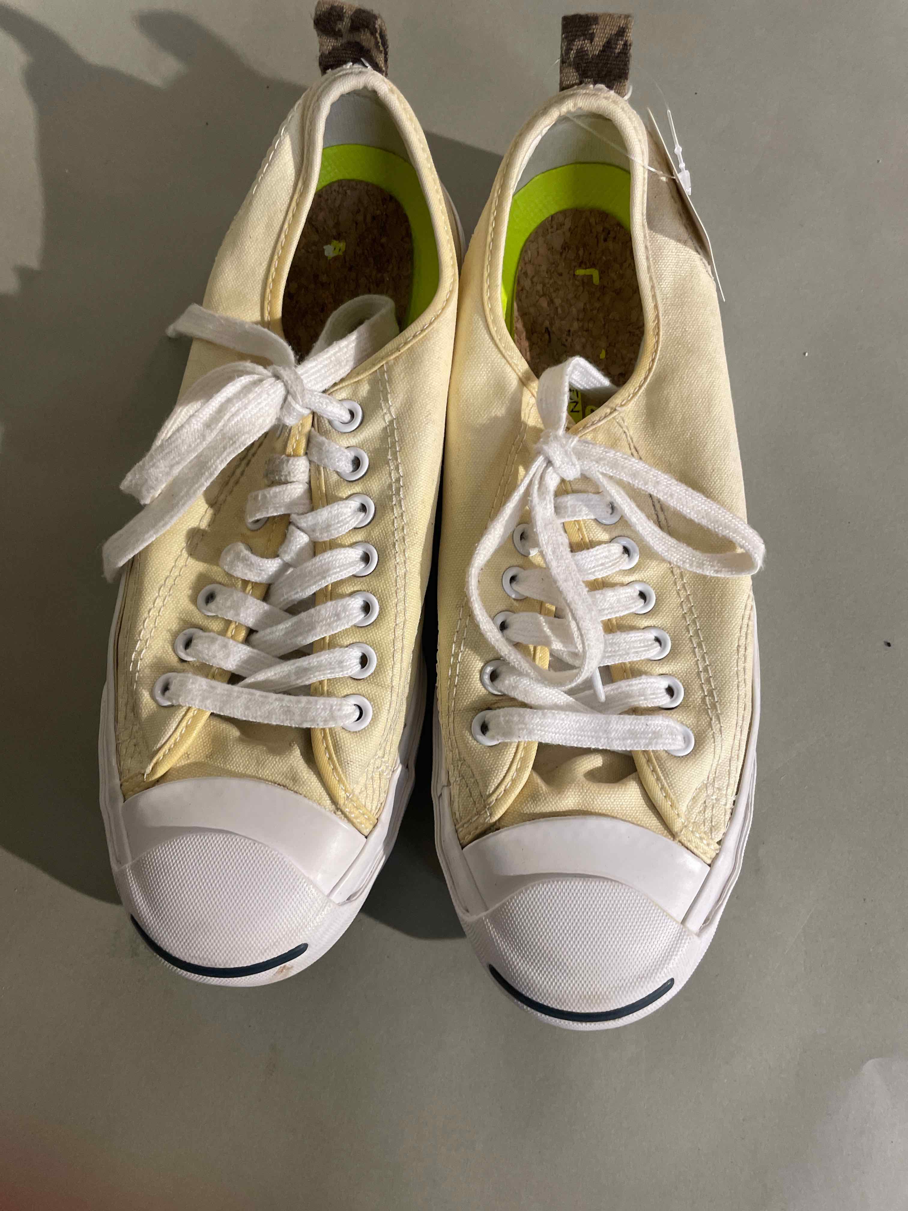 Converse Yellow Canvas Sneakers