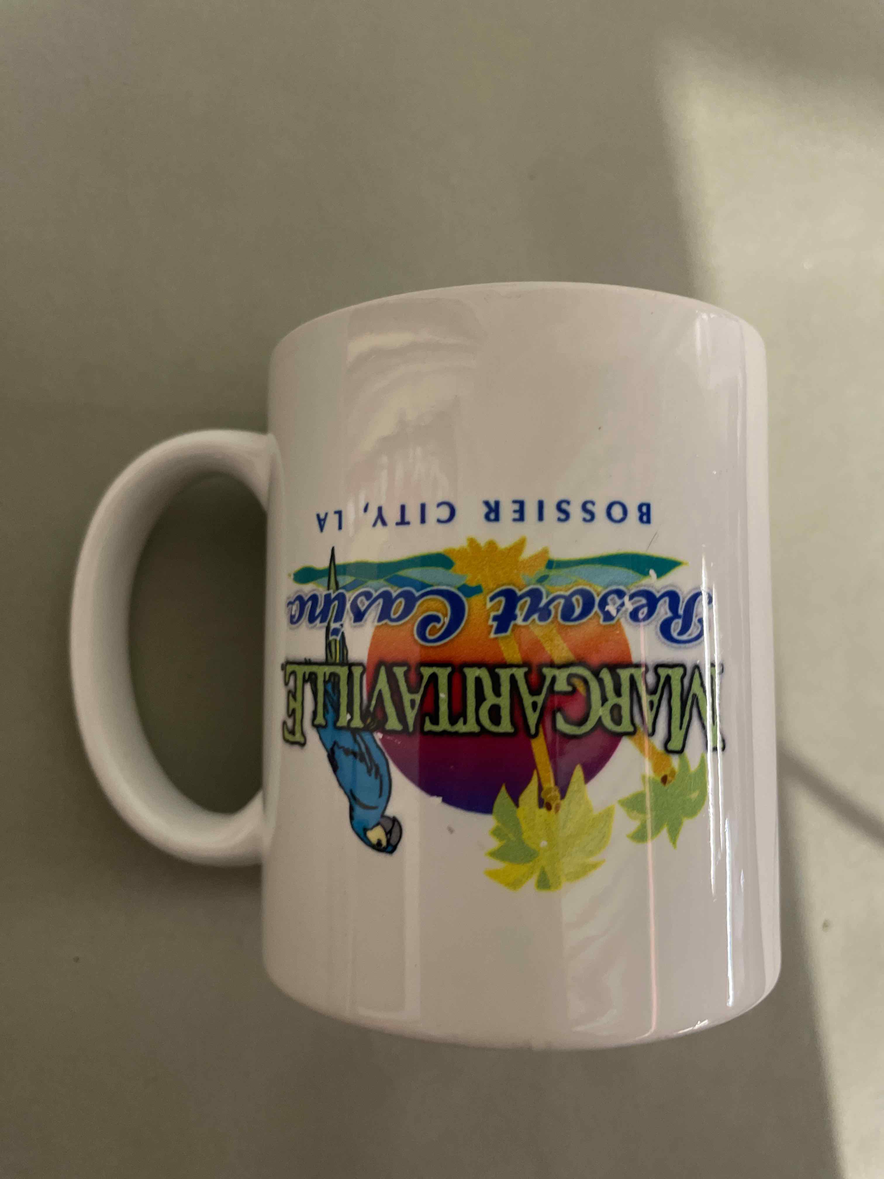 Margaritaville White Ceramic Coffee Mug