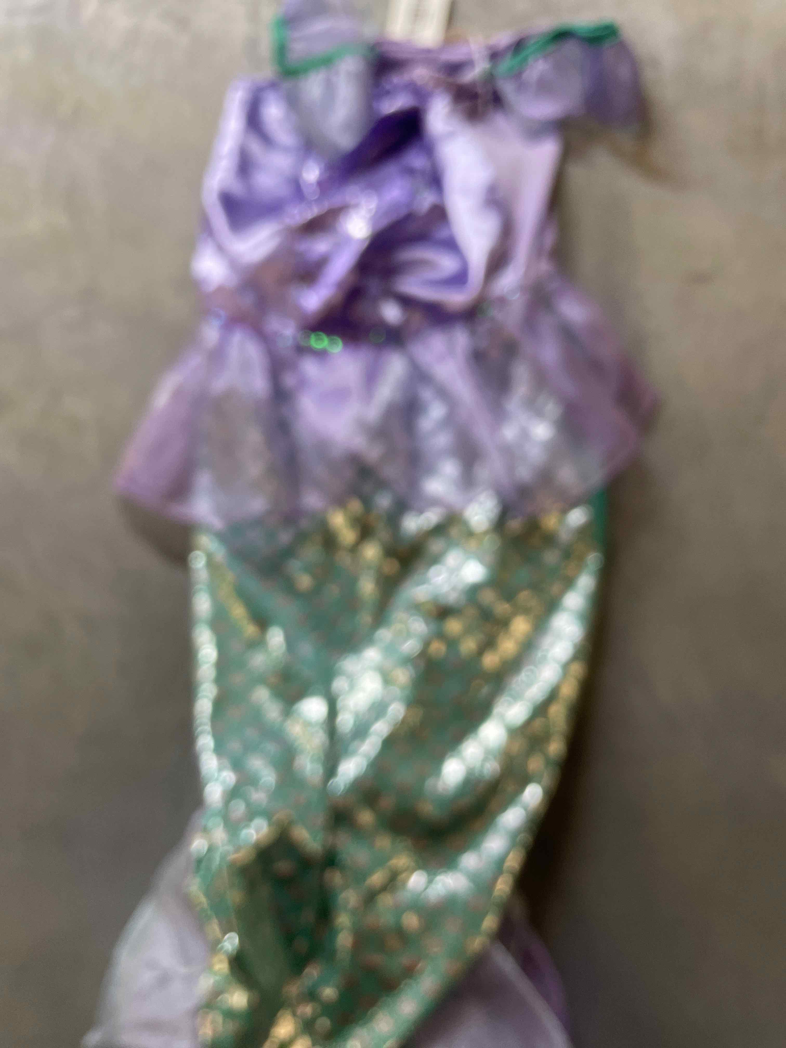 Purple Green Costume Dress