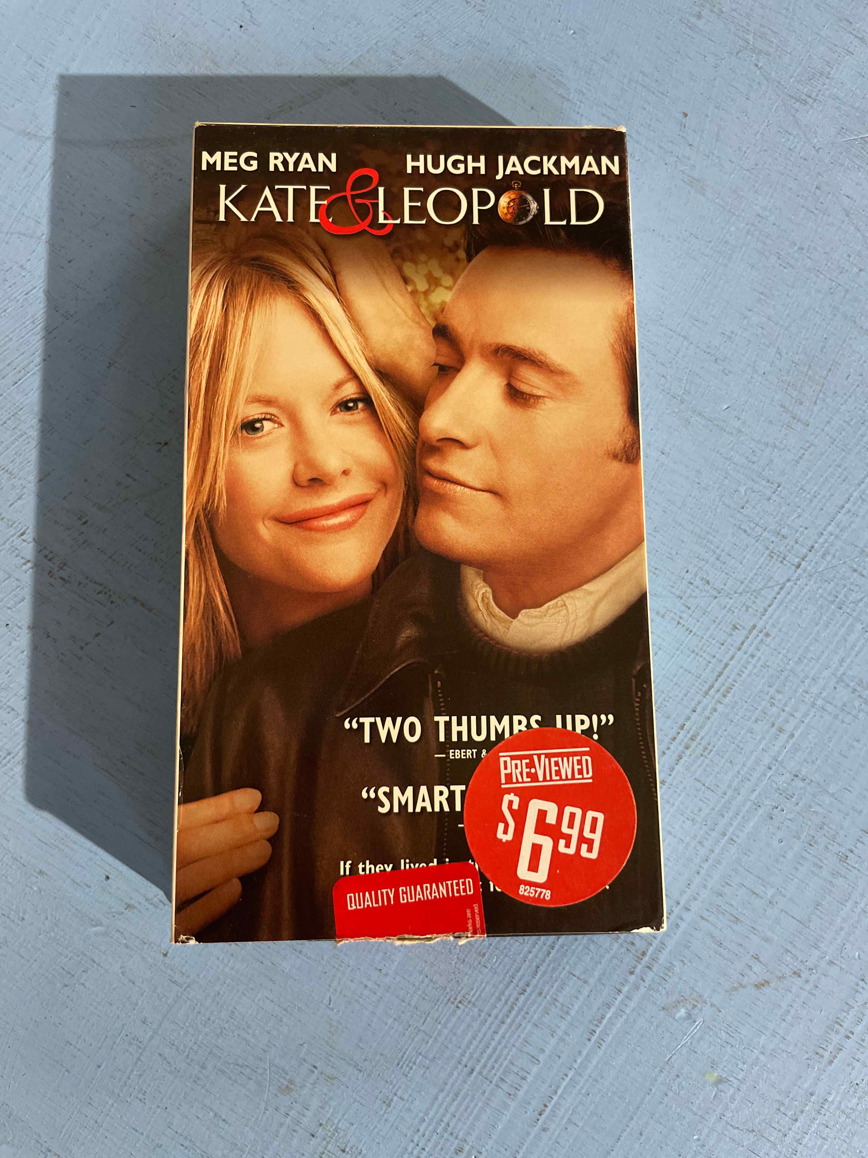 VHS Blockbuster Kate & Leopold