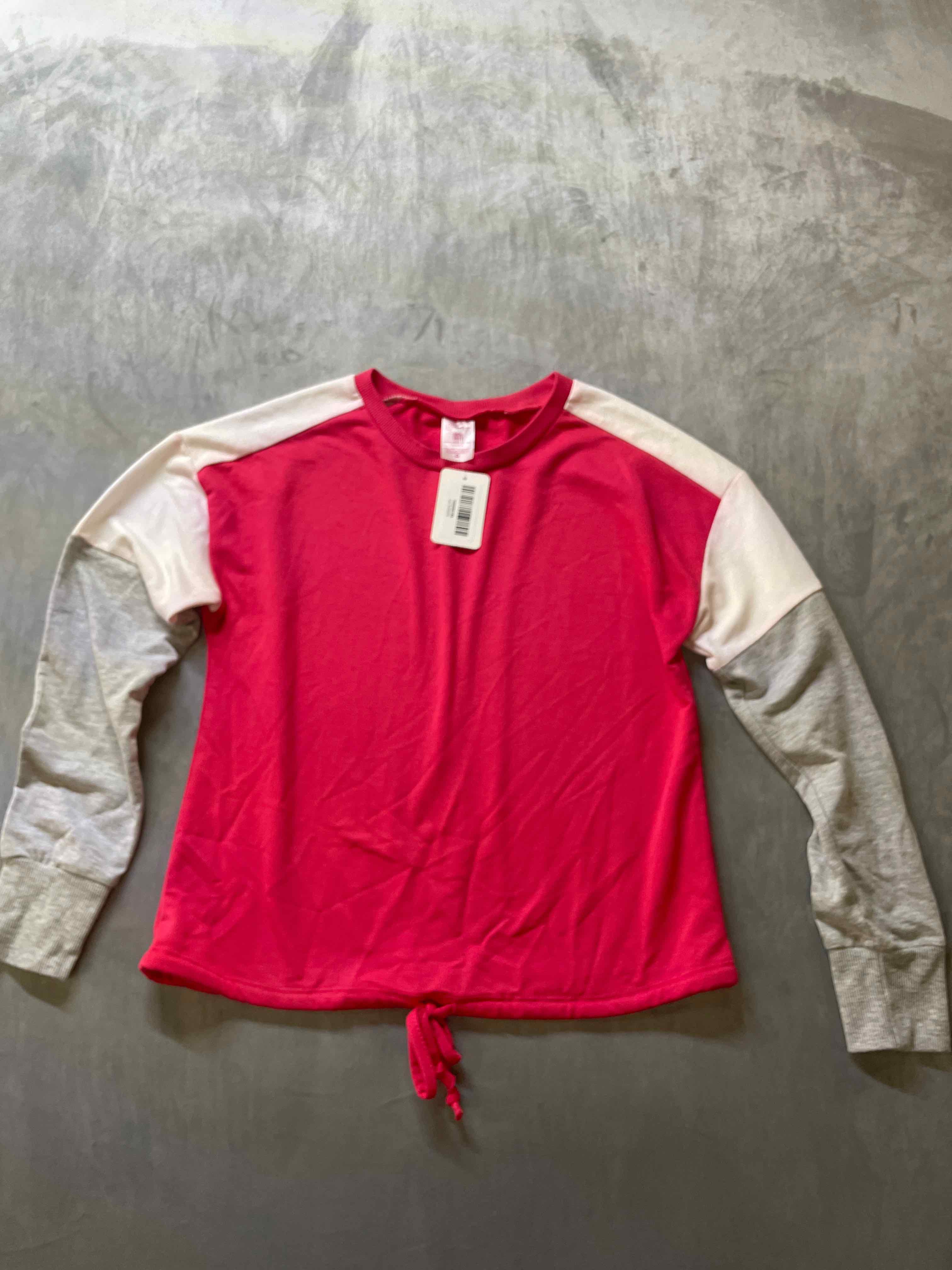 No Boundaries Pink Polyester Long Sleeve Top Small