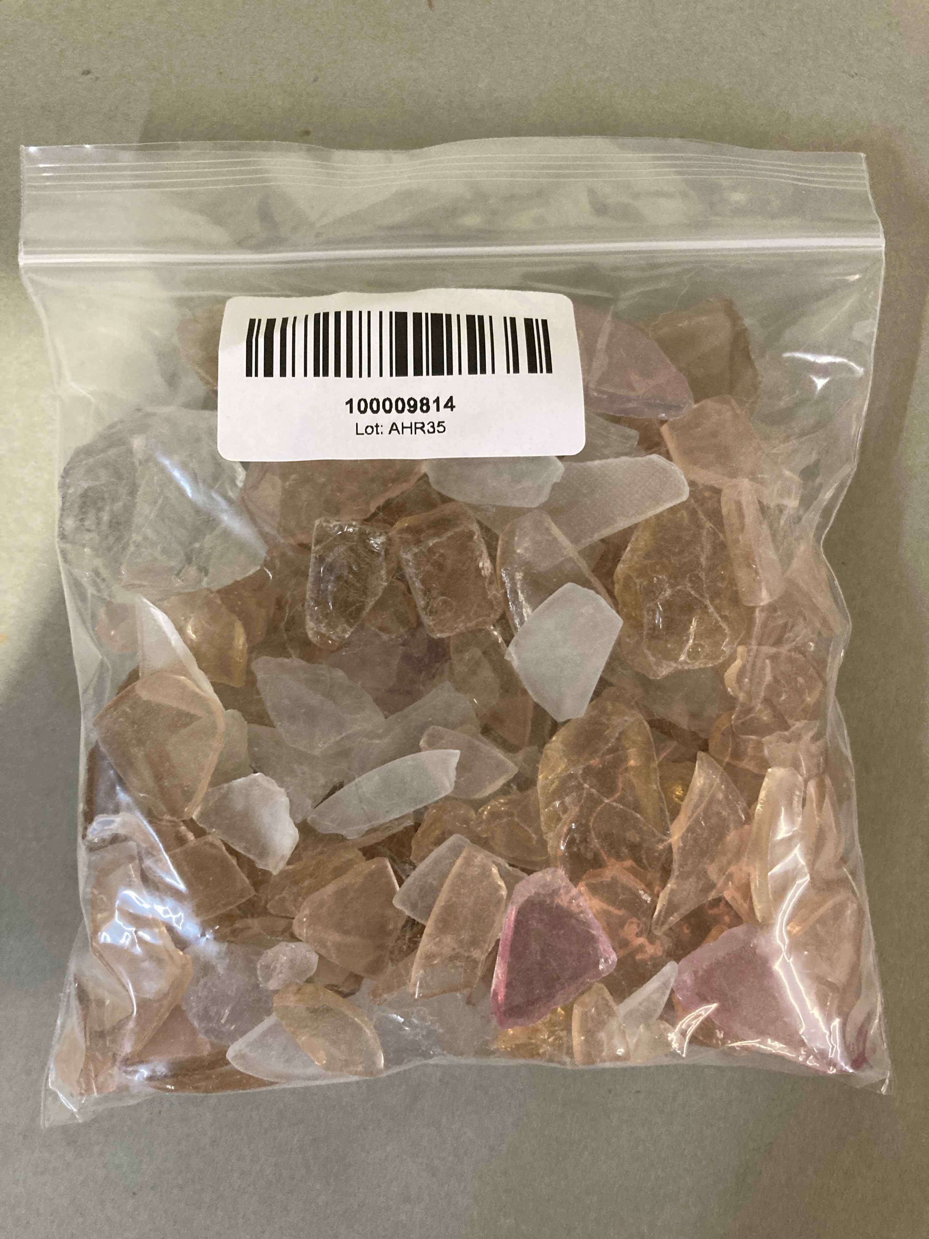 Assorted Colors Glass Chunks