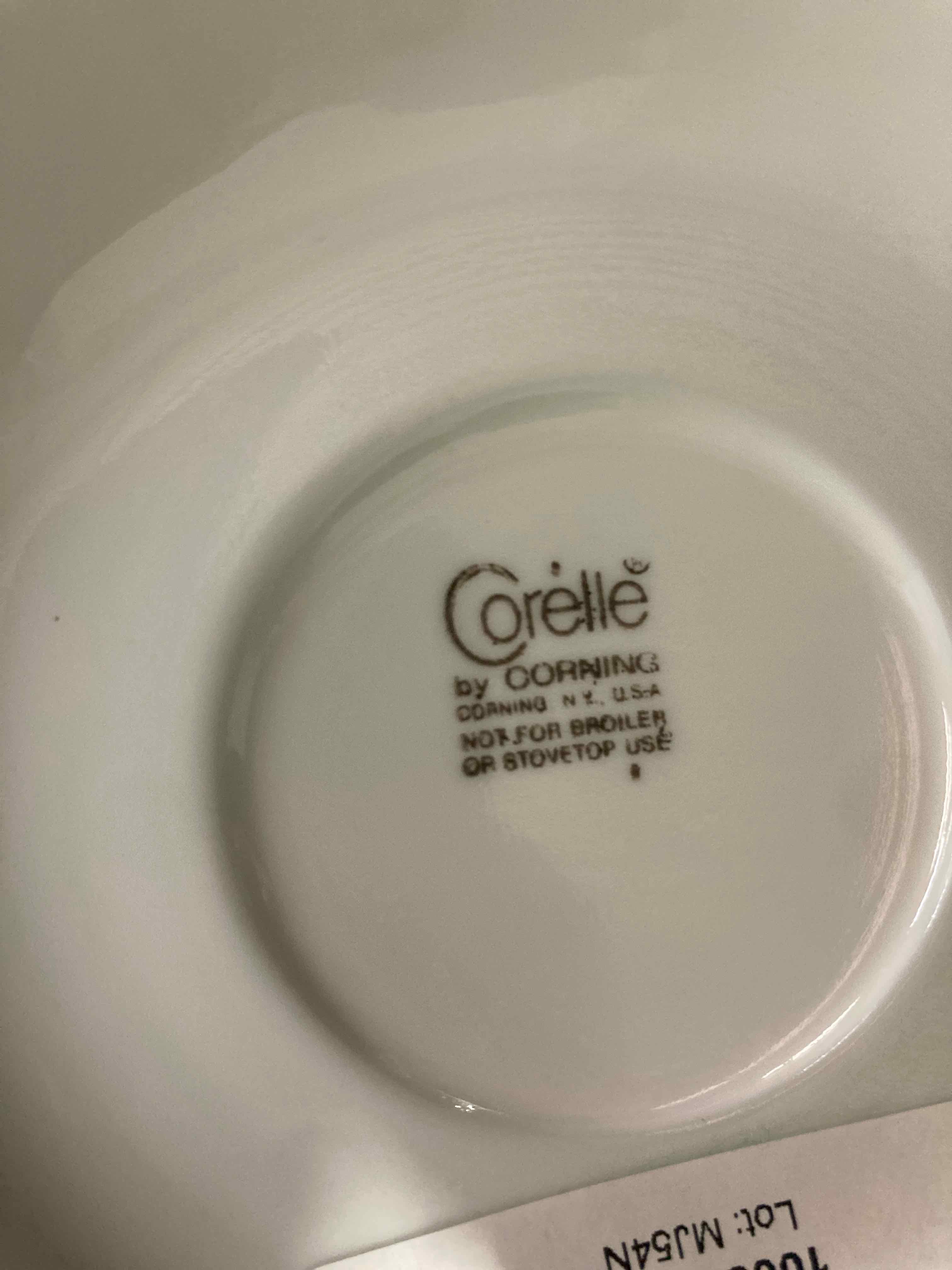 Corelle White Floral Design Saucer (11)