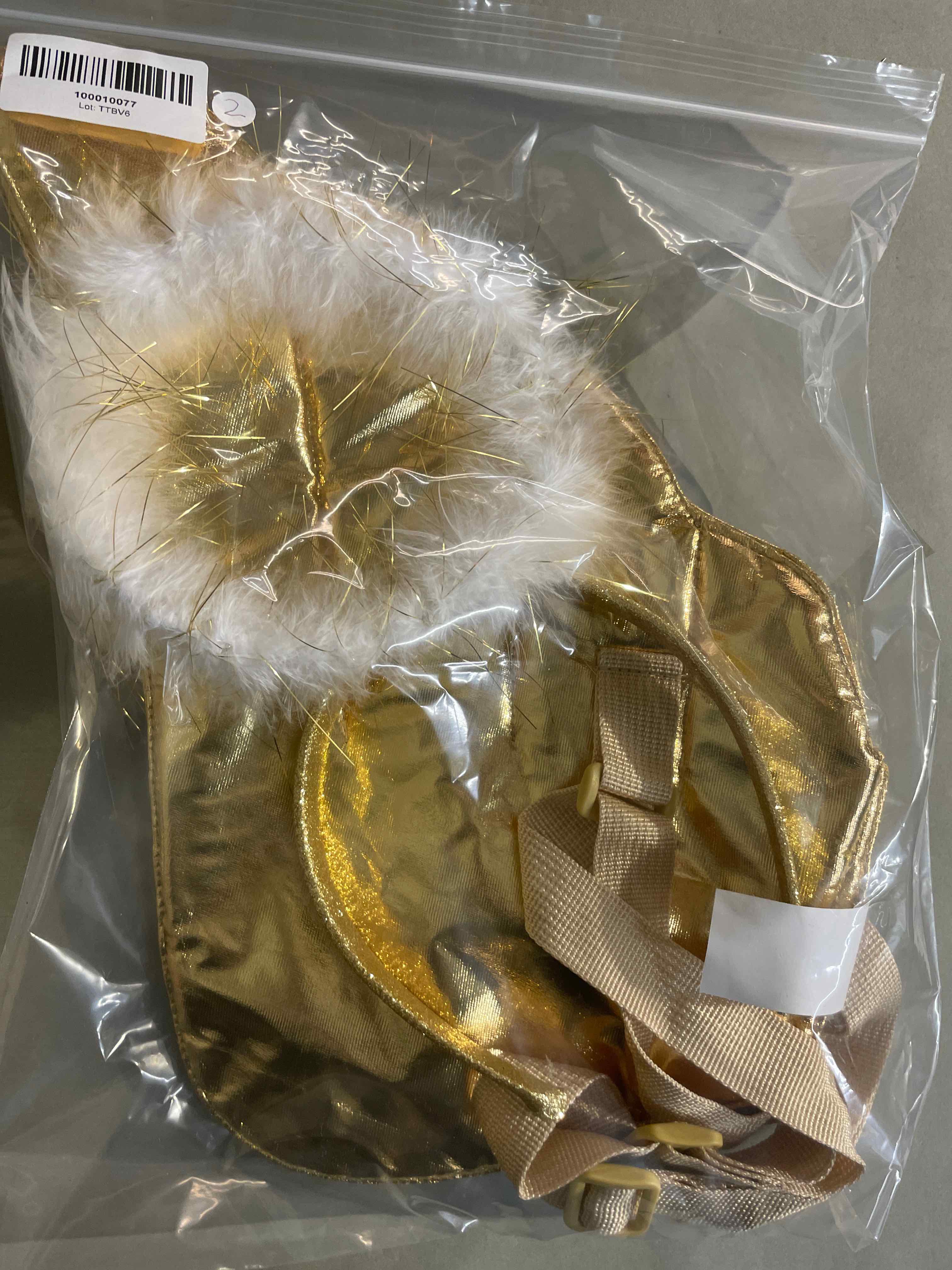 Gold Plush wings and halo