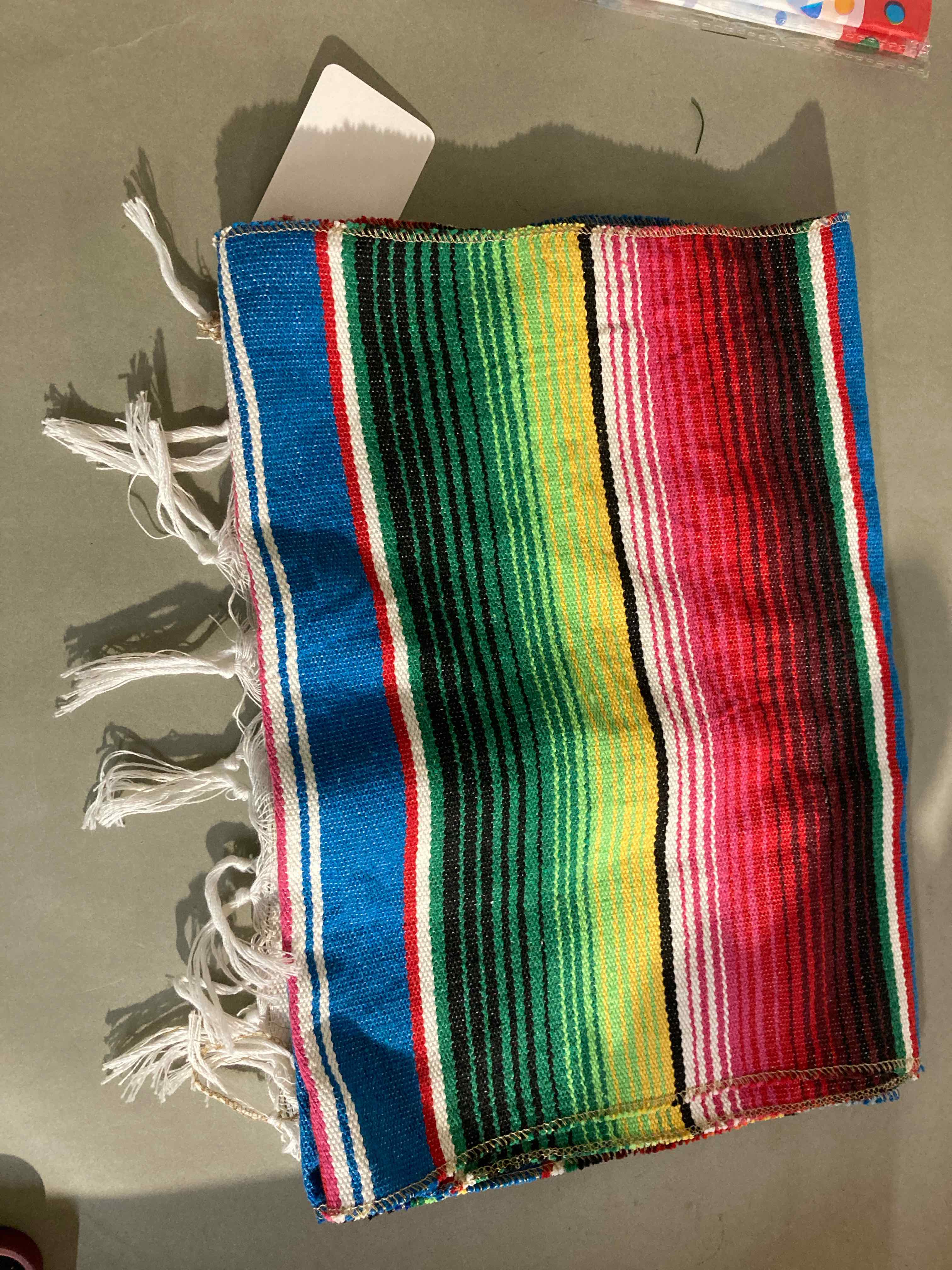 Colorful Striped Table Runner