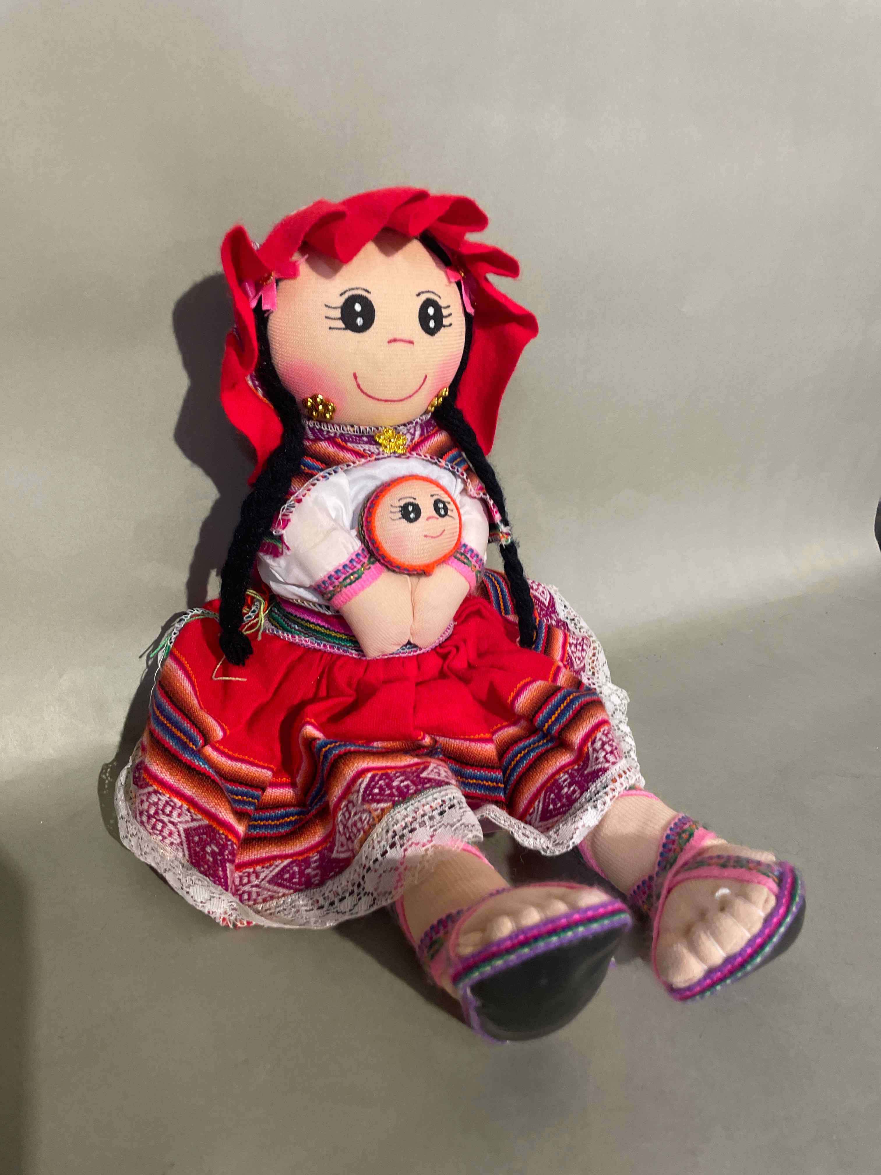 Handmade Multi Colored Doll
