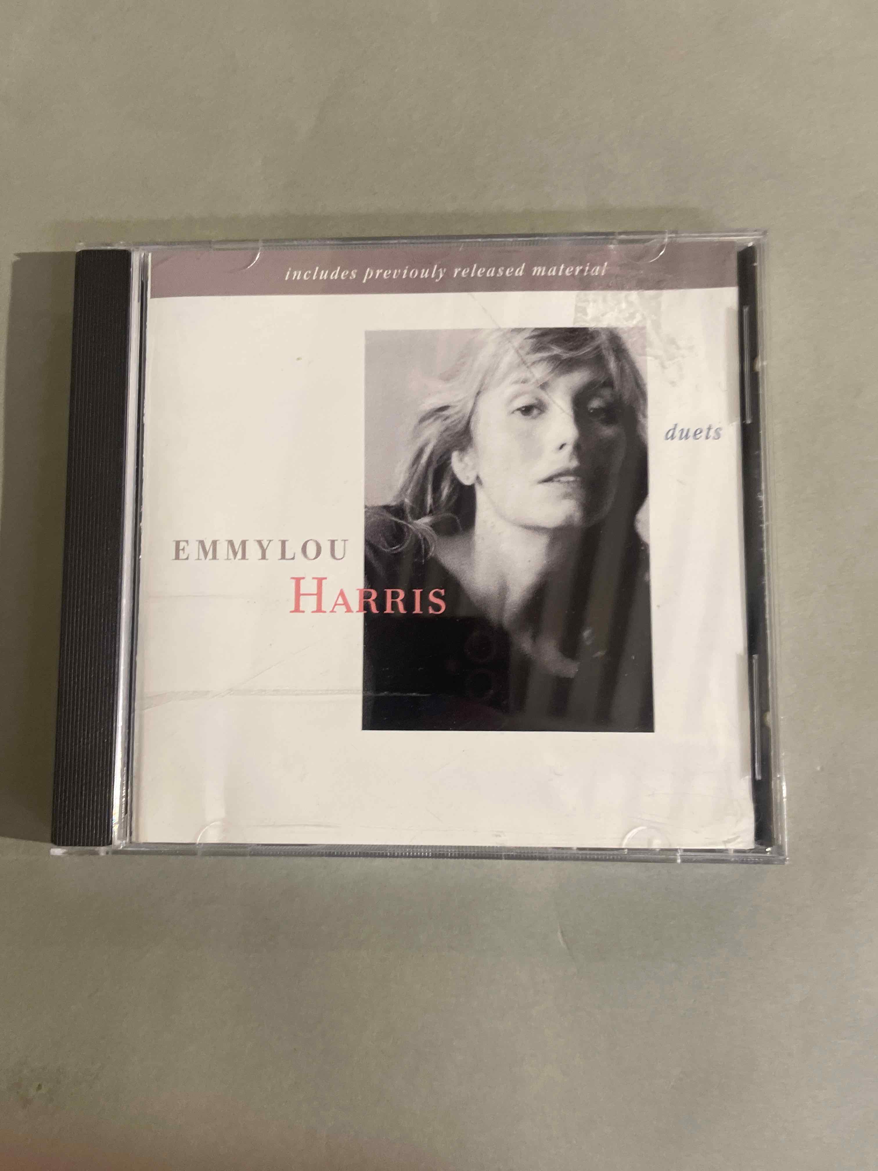 Emmylou Harris Black CD Album Duets
