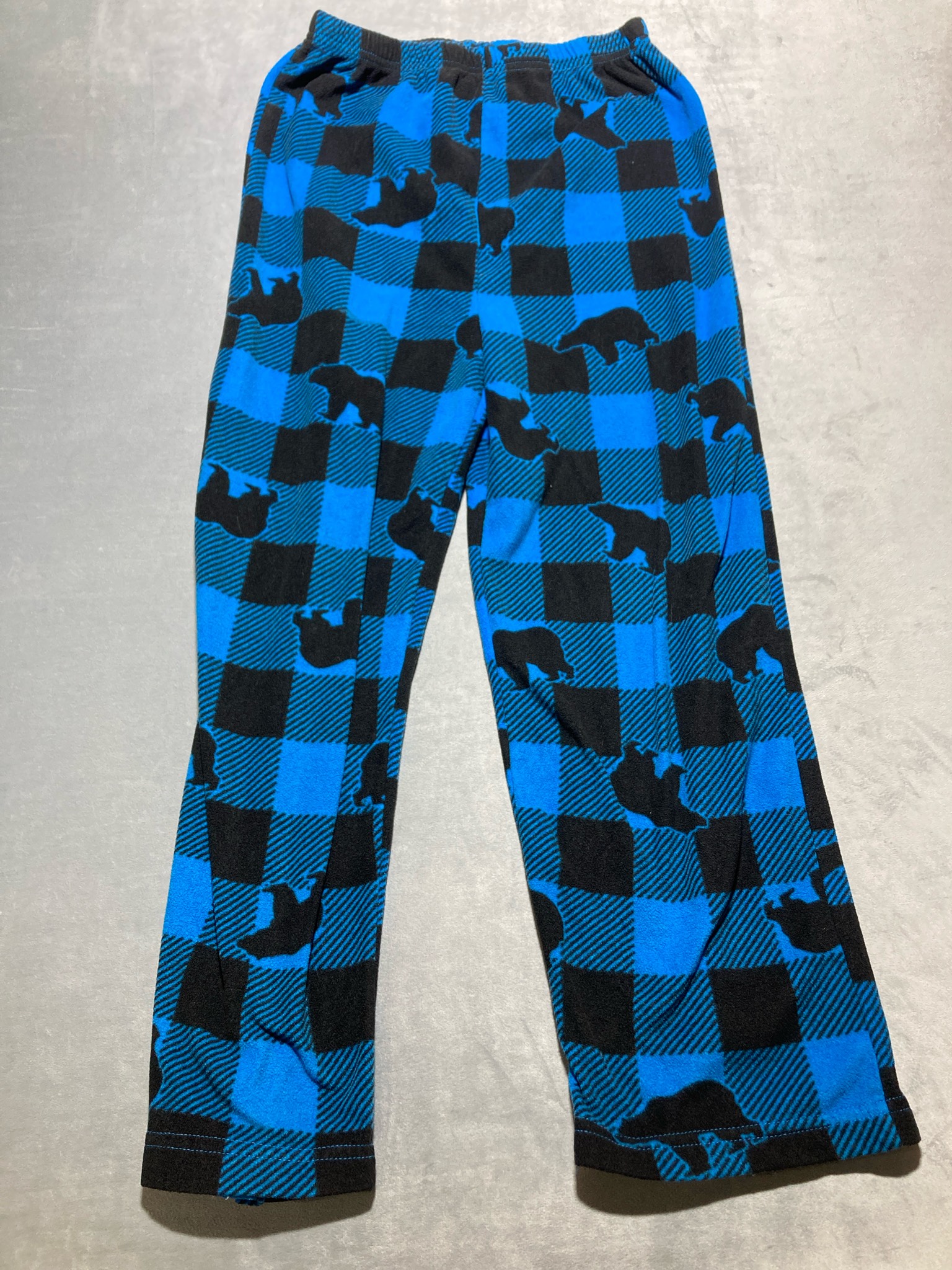 MAD DOG Blue and Black Pajama Pants Size XL(14/16)