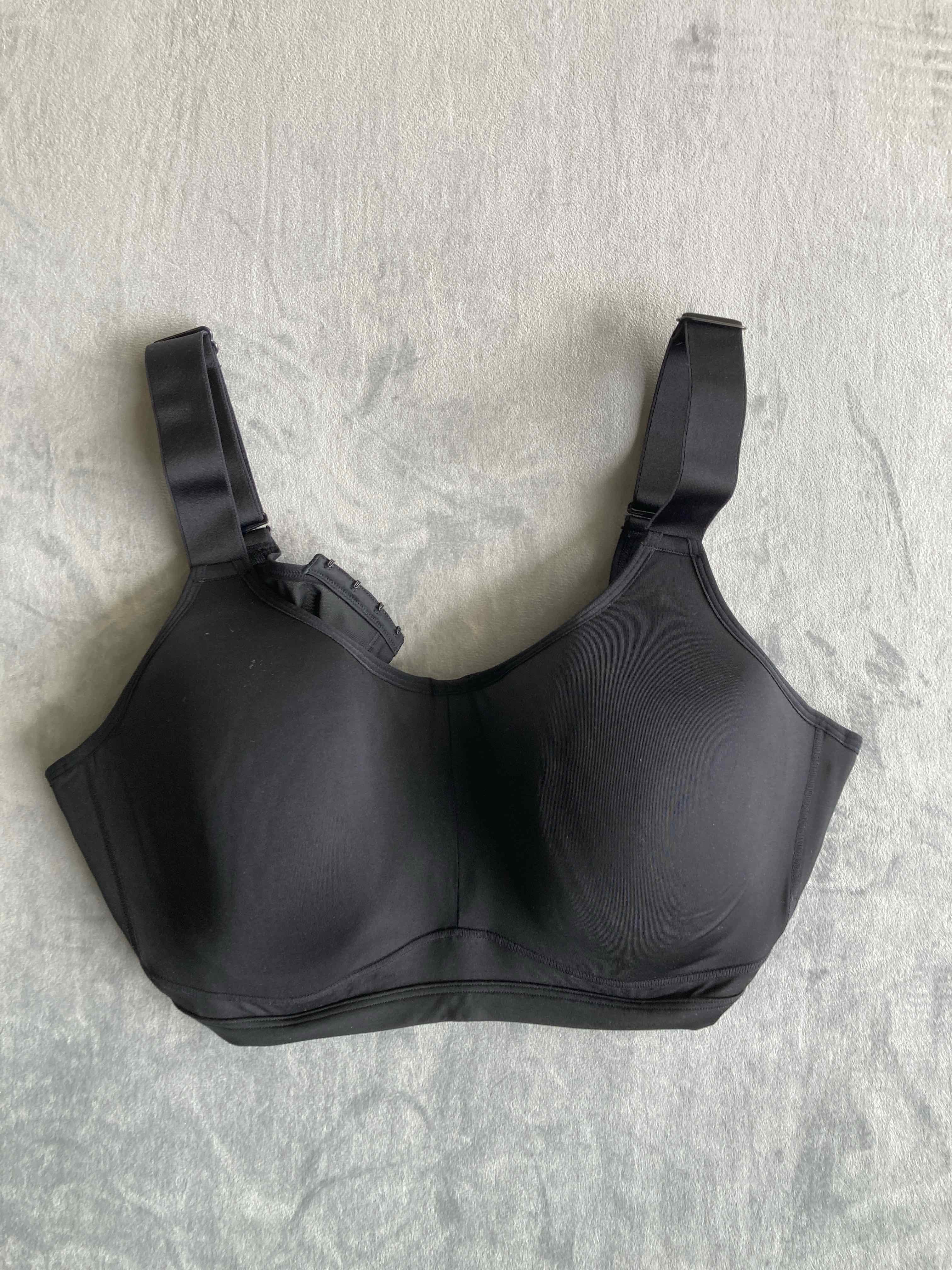 Livi Black Nylon Spandex Bra 42DDD
