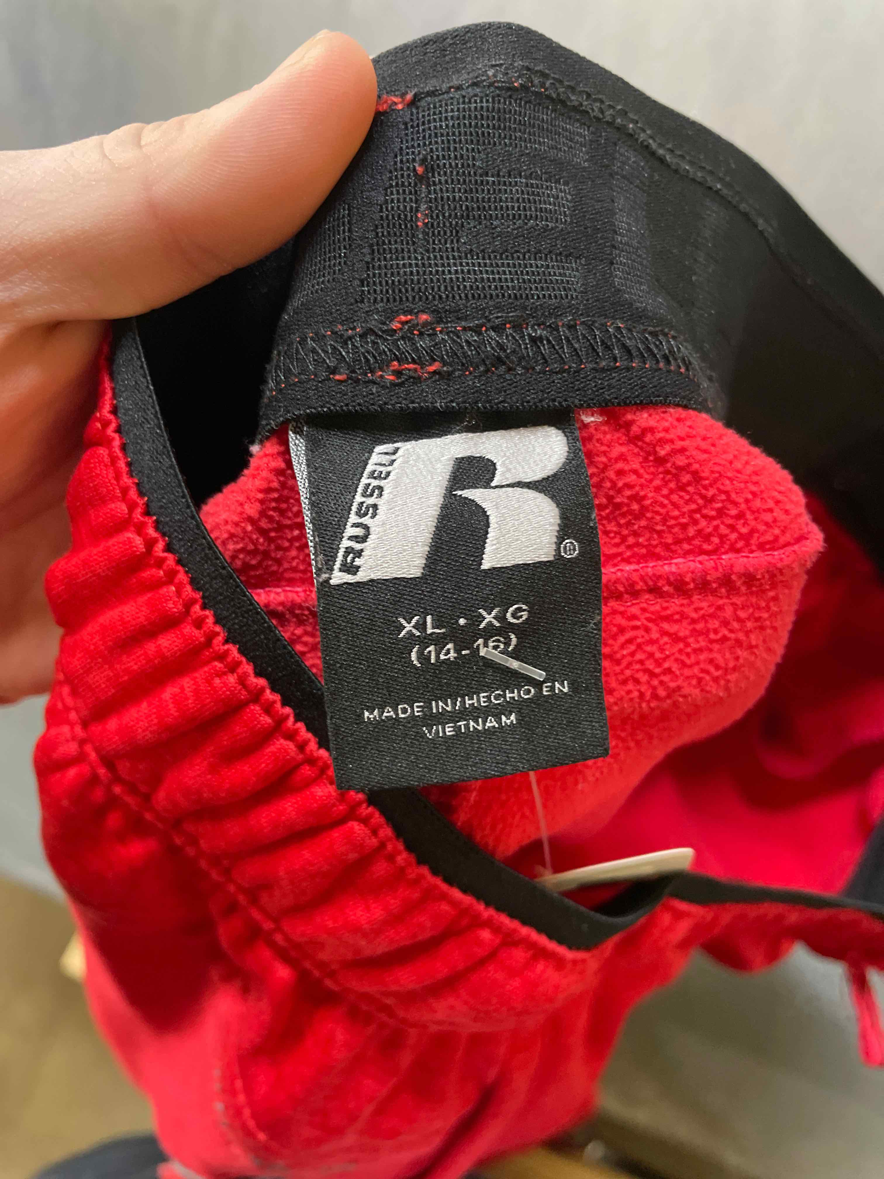 Russell Red Polyester Blend Athletic Pants size XL 