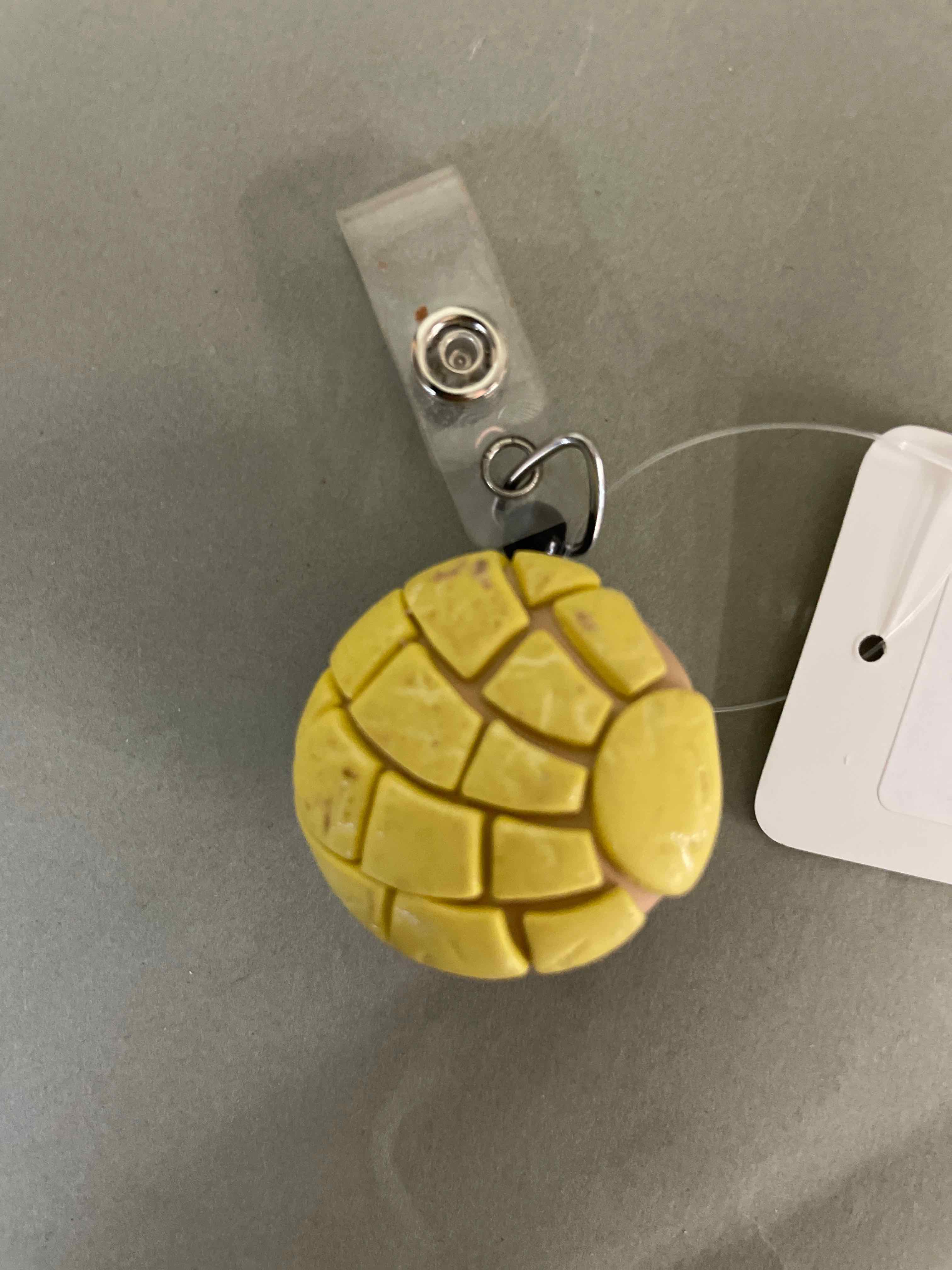 Yellow Round Lanyard Clip