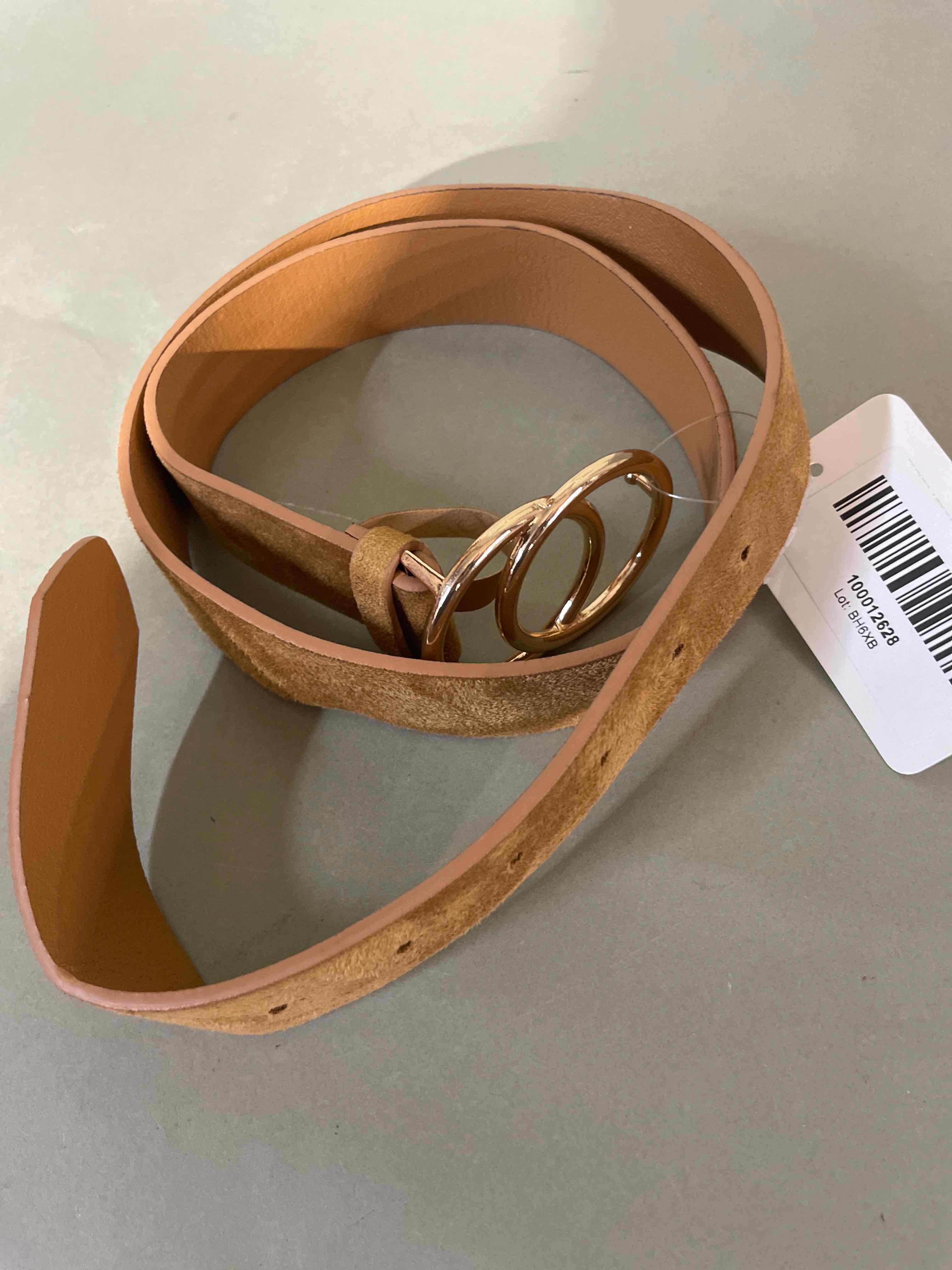 Tan Suede Belt