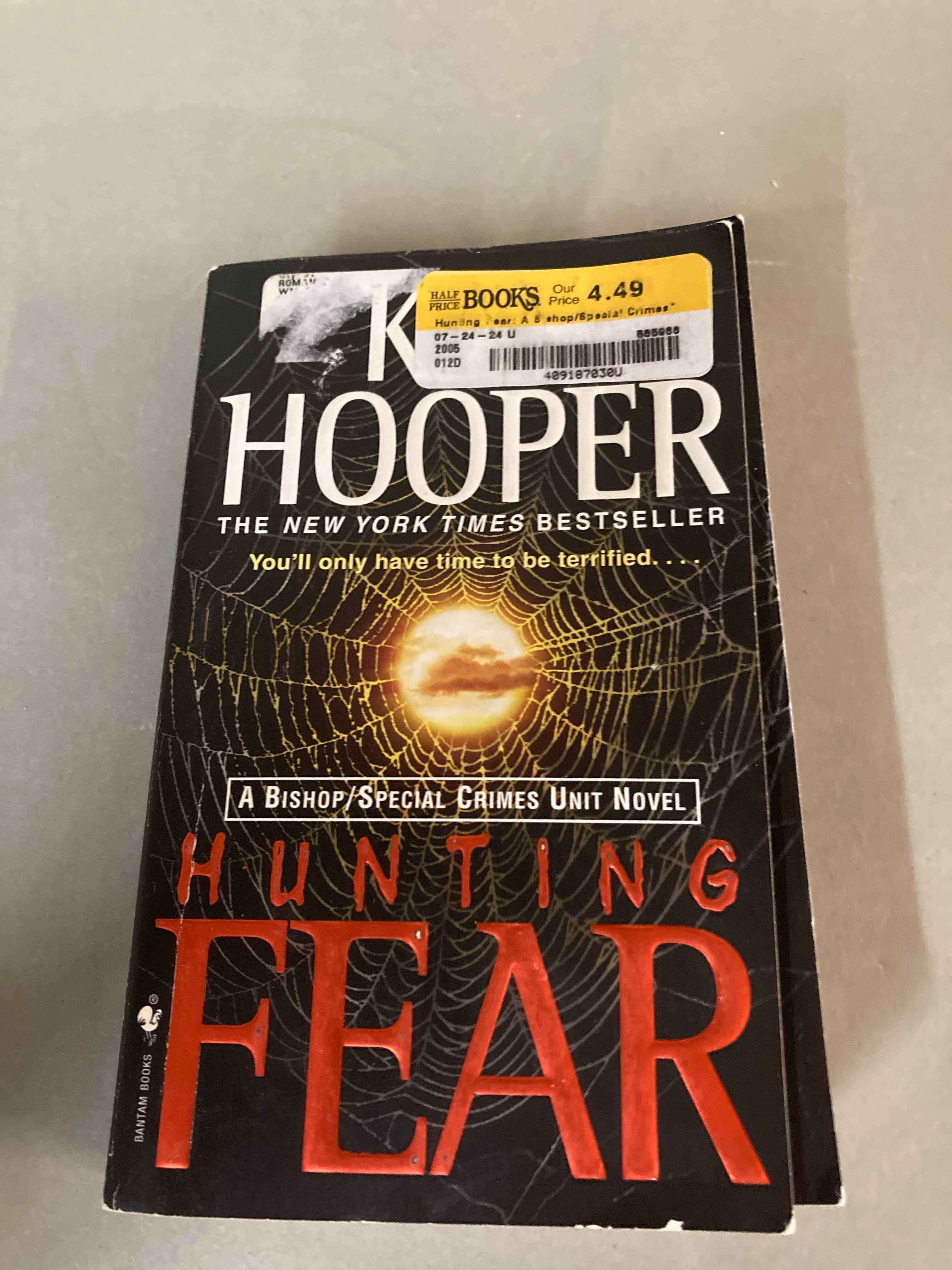 Kay Hooper Black Hunting Fear A Bishop Special Crimes Unit Novel