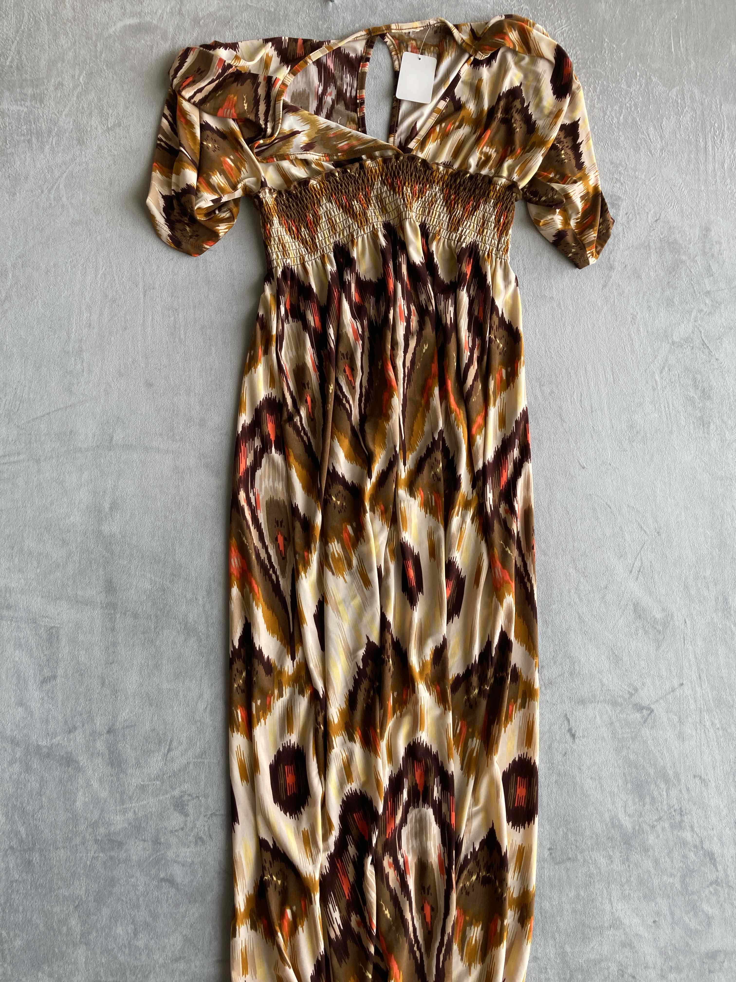 Multicolor Fabric Dress