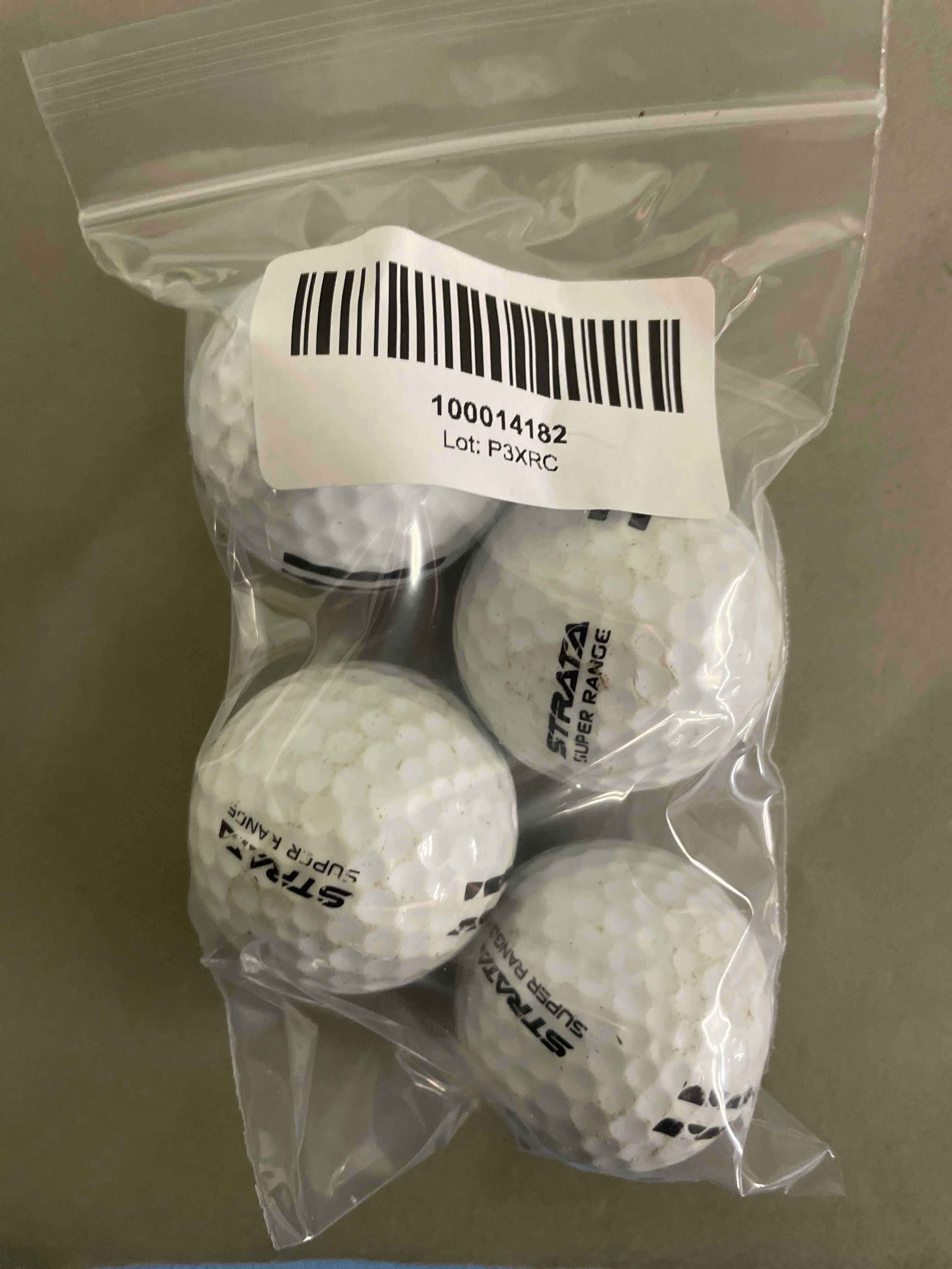 Strata White Golf Balls set of 8