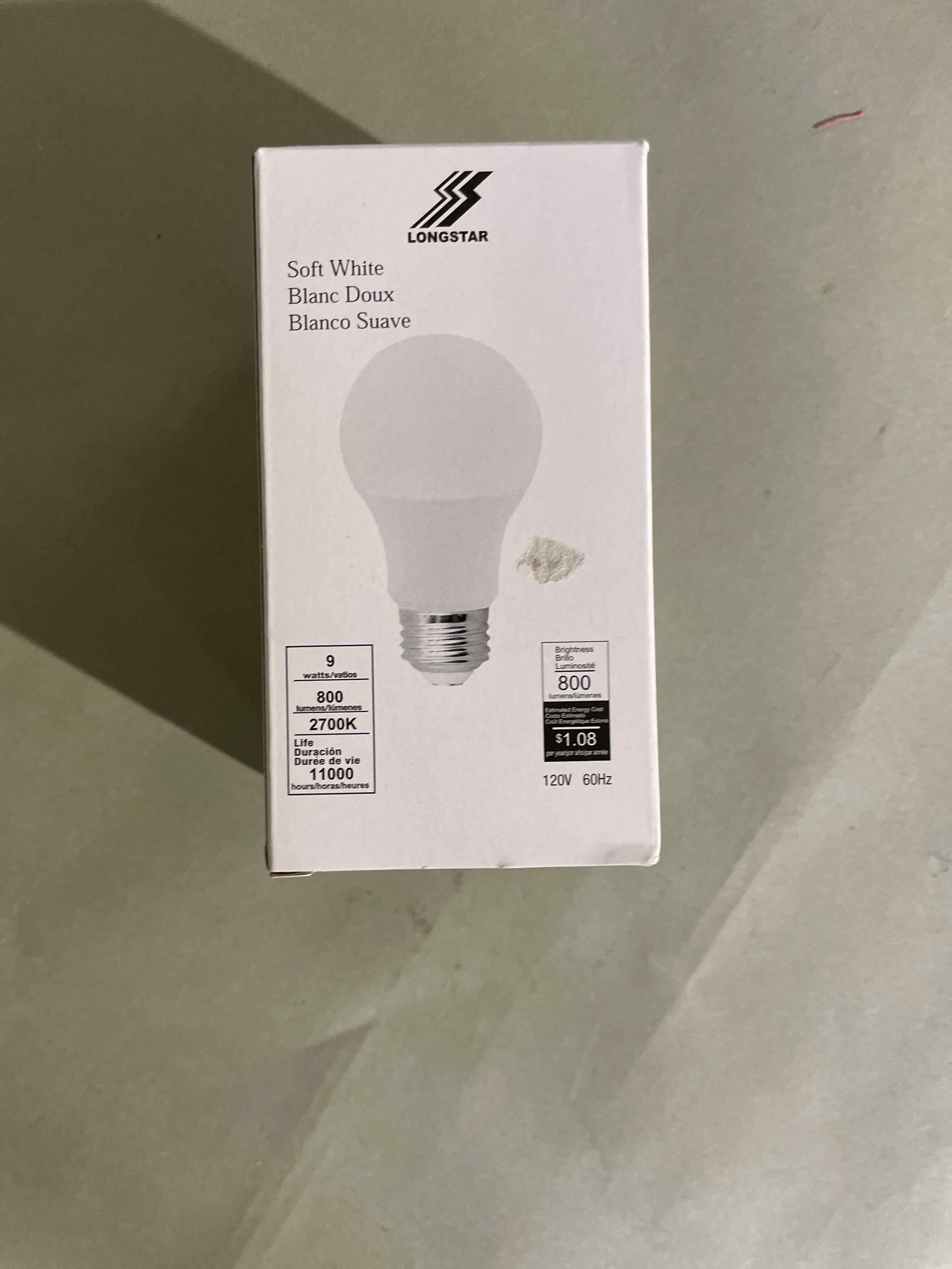 Longstar Soft White 9 Watt LED Bulb