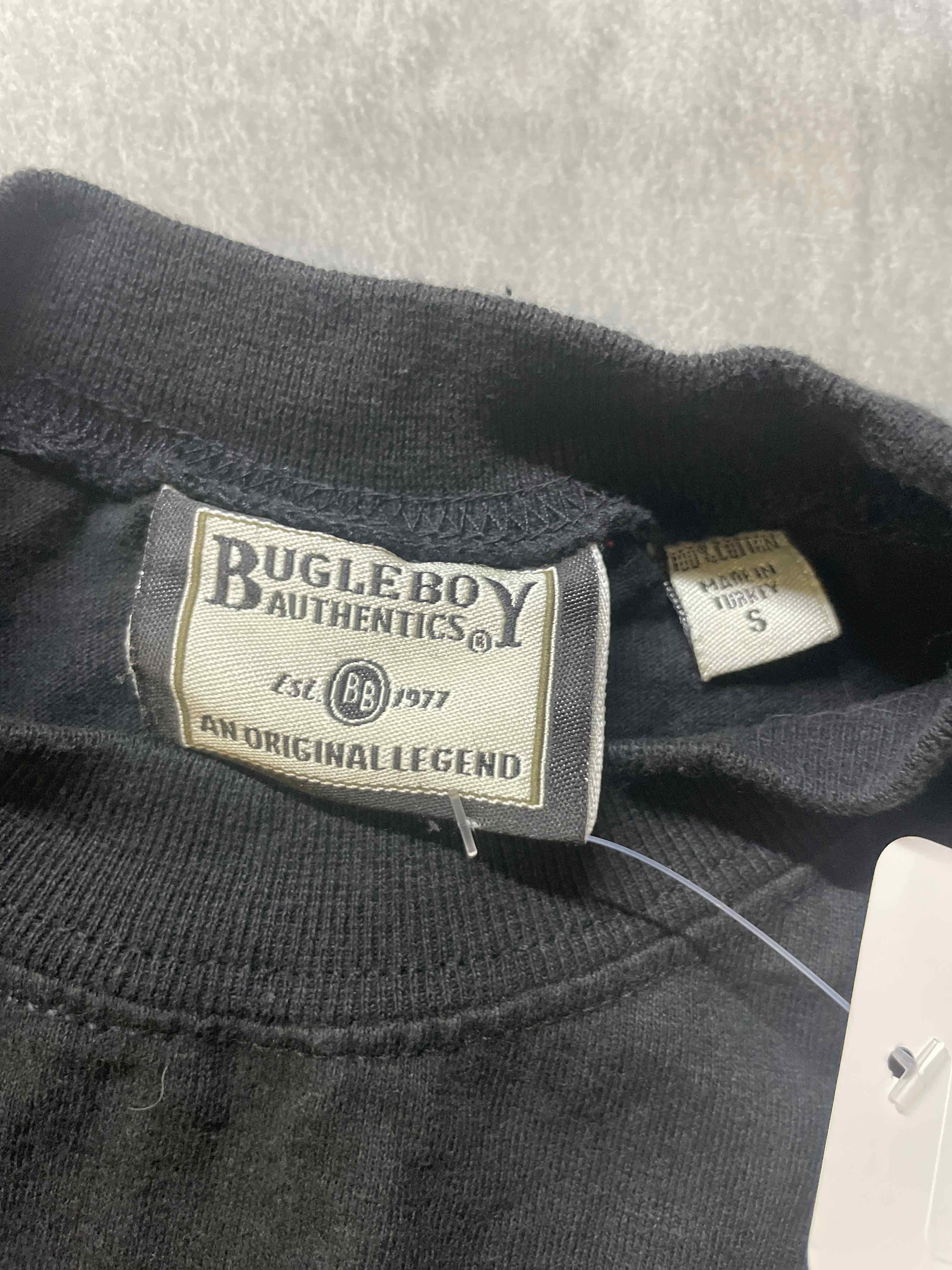 Bugle Boy Black Cotton Long Sleeve Shirt Small