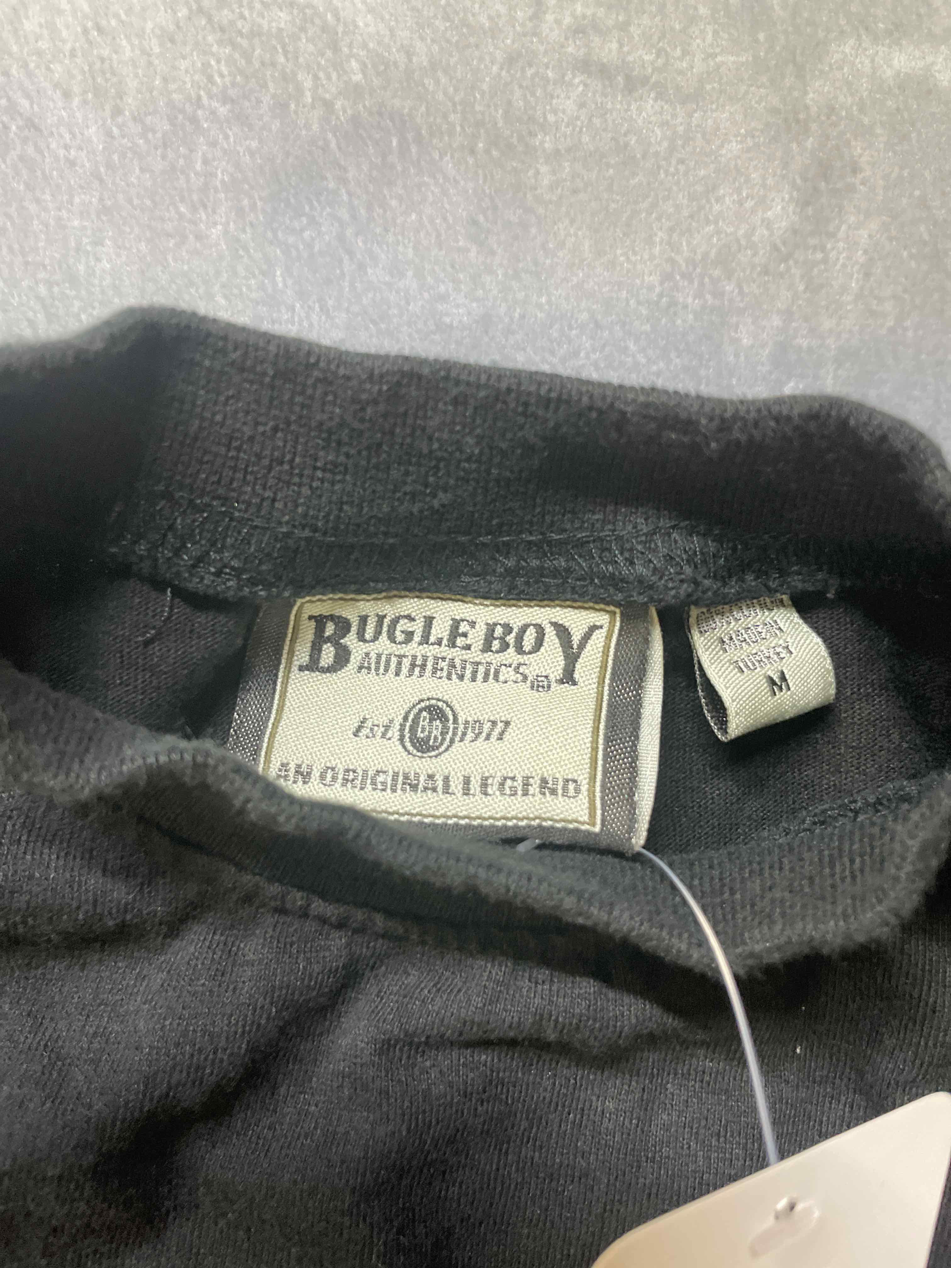 Bugle Boy Black Long Sleeve T-Shirt Medium