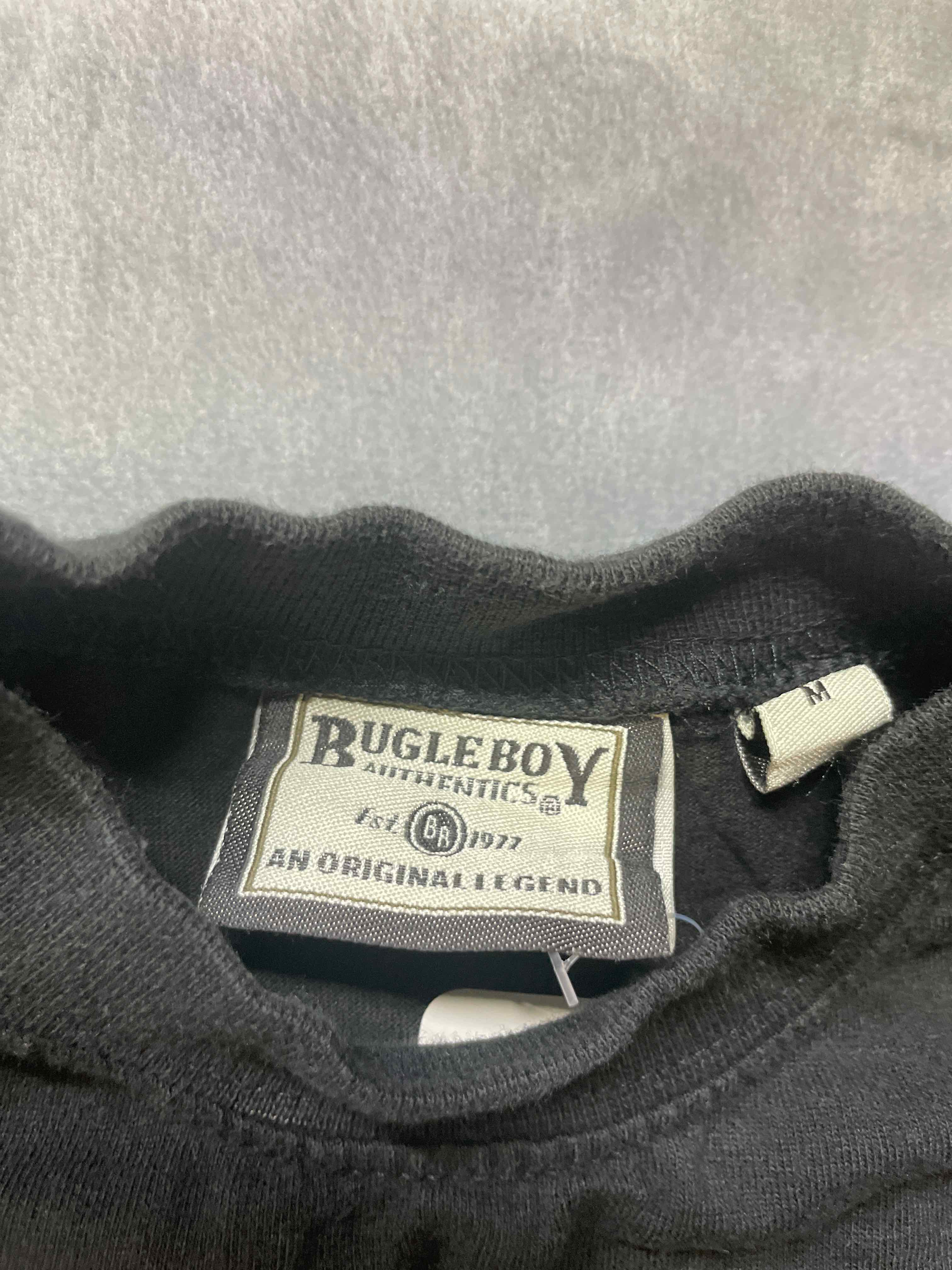 Bugle Boy Black Cotton Long Sleeve Shirt Medium