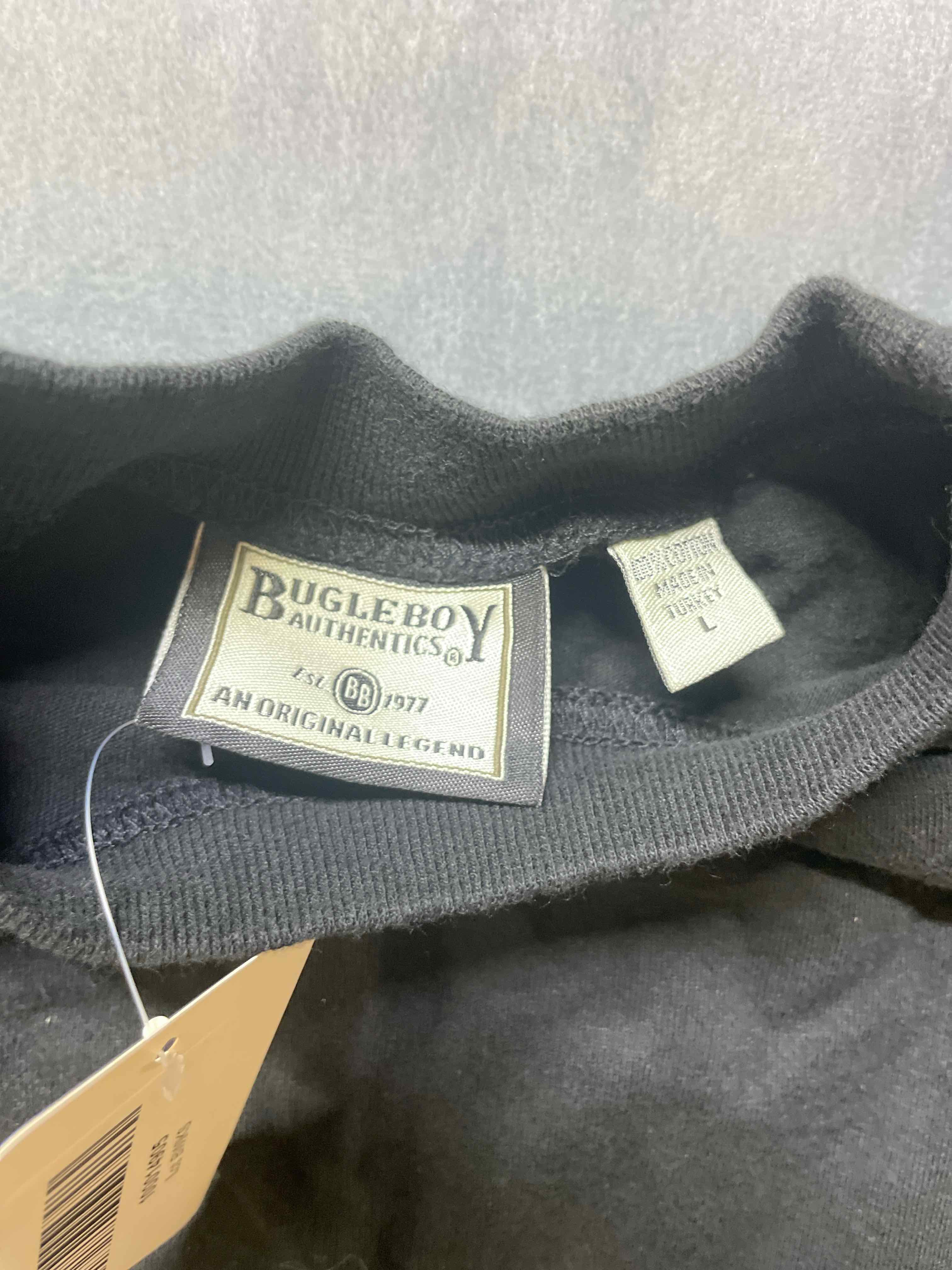 Bugle Boy Black Cotton Long Sleeve Shirt Large