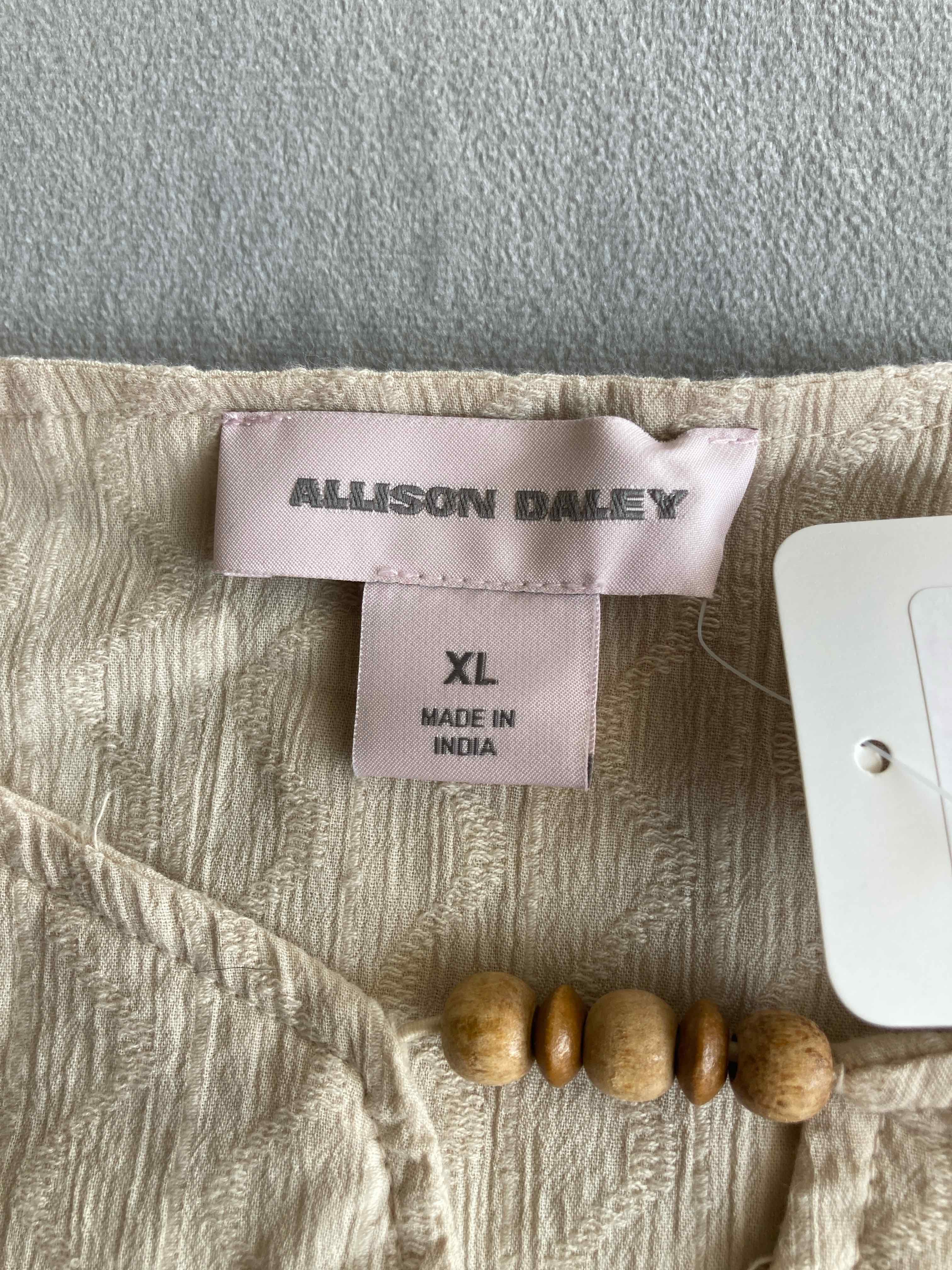 Allison Daley Orange Ombre Cotton Top XL