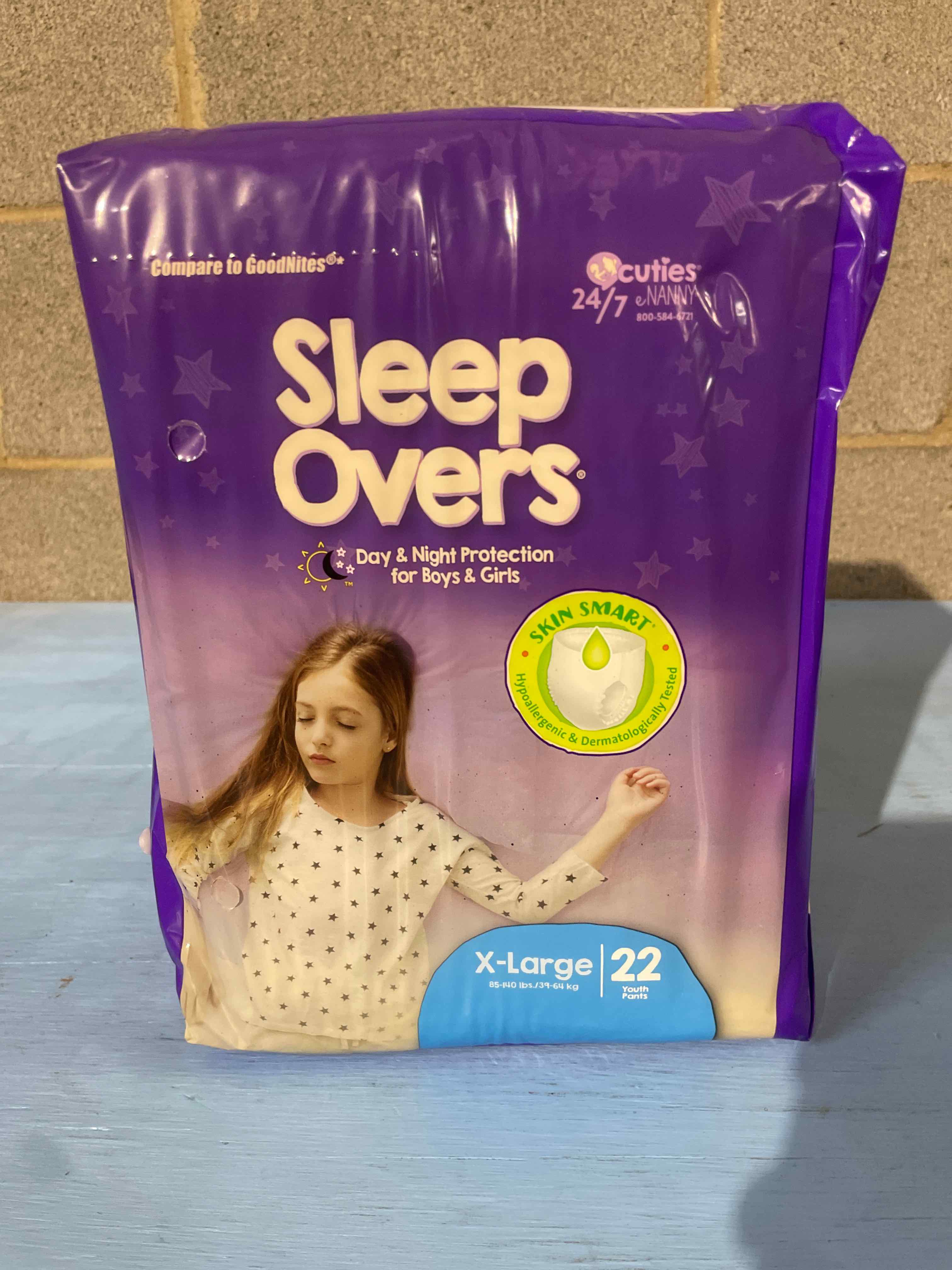 Sleep Overs Purple X-Large Youth