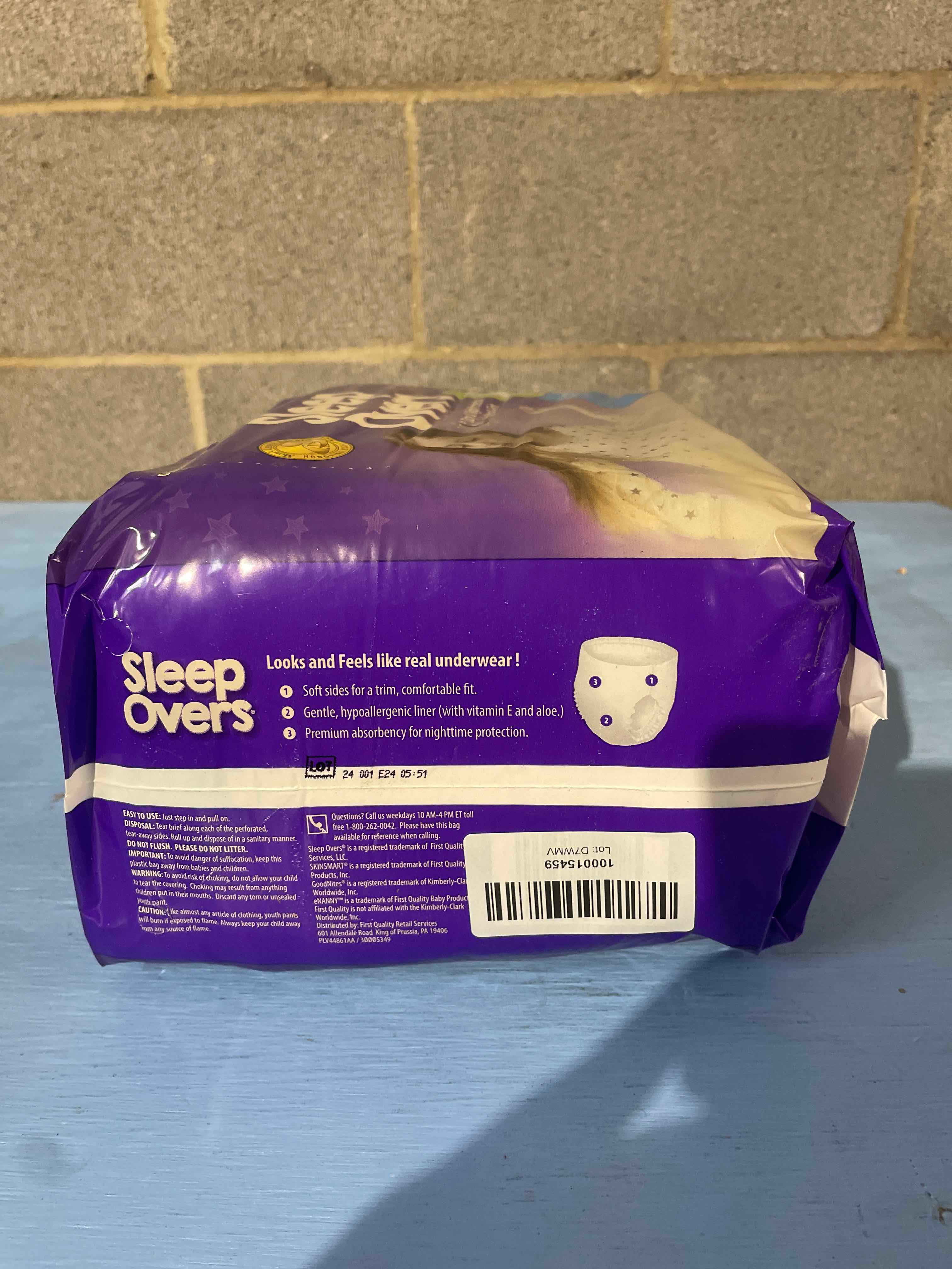 Sleep Overs Purple X-Large Youth