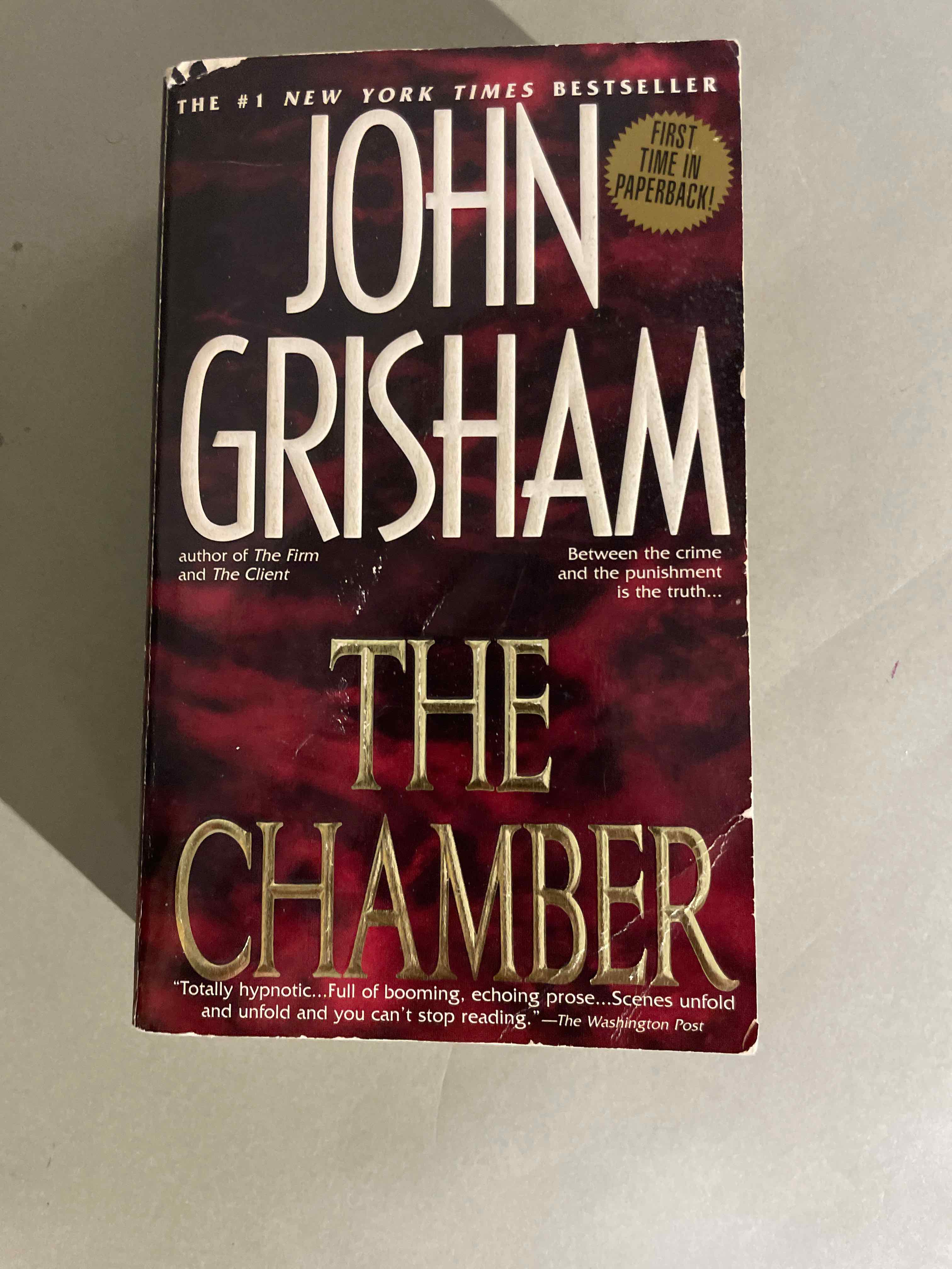 John Grisham The Chamber Paperback Novel