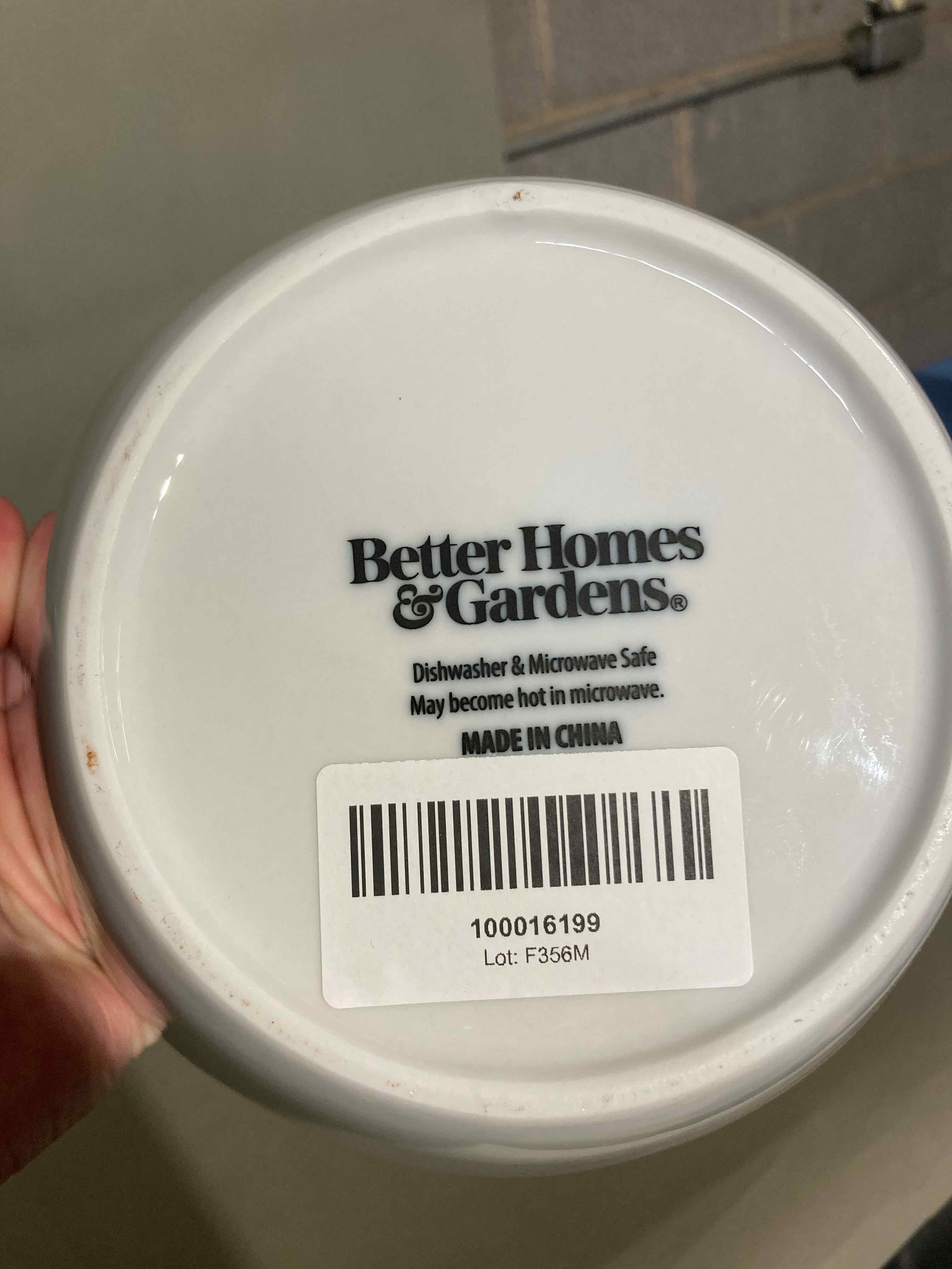 White serving bowl