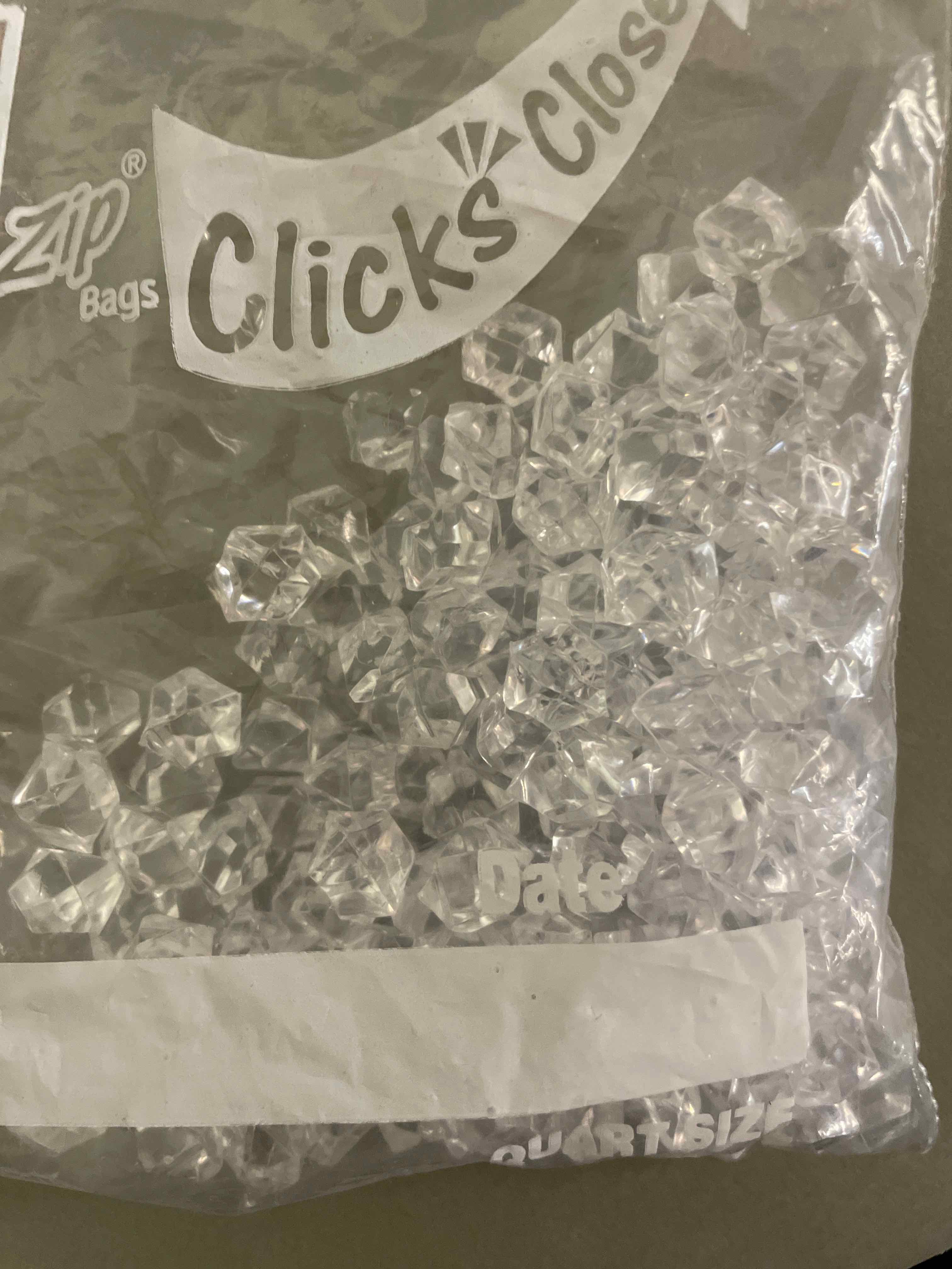 Click's Clear Decorative Acrylic Gems