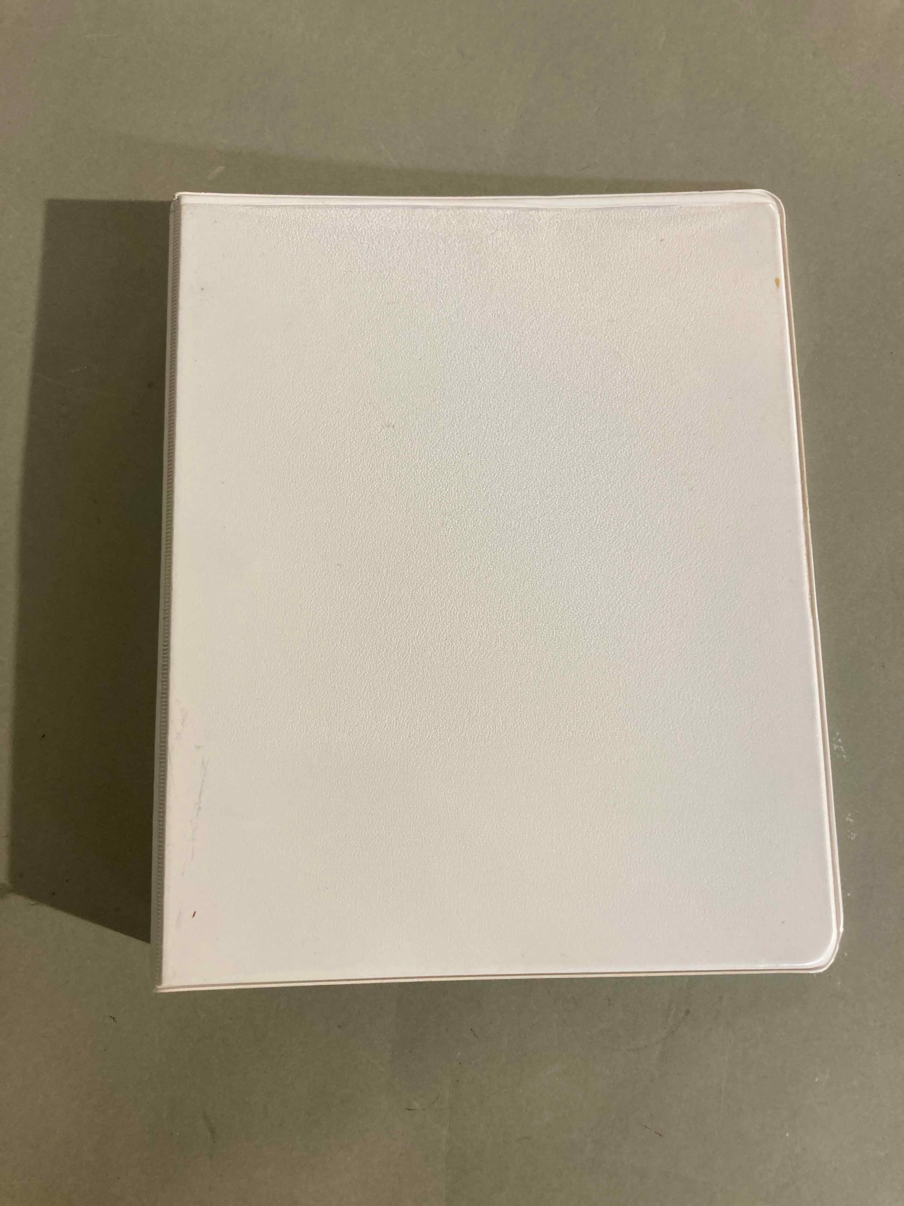 White Binder 3 Ring