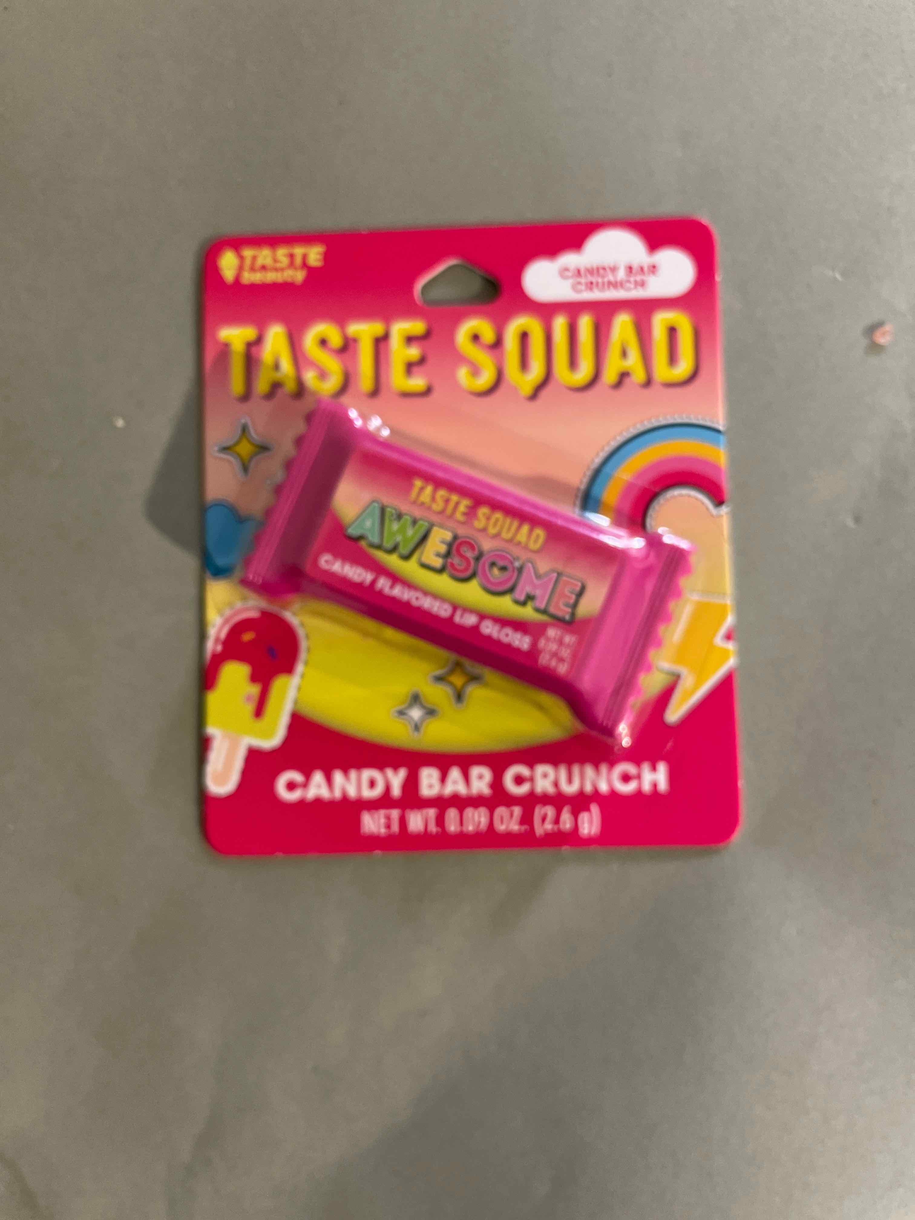 Taste Squad Pink Candy Bar Crunch Lip Gloss