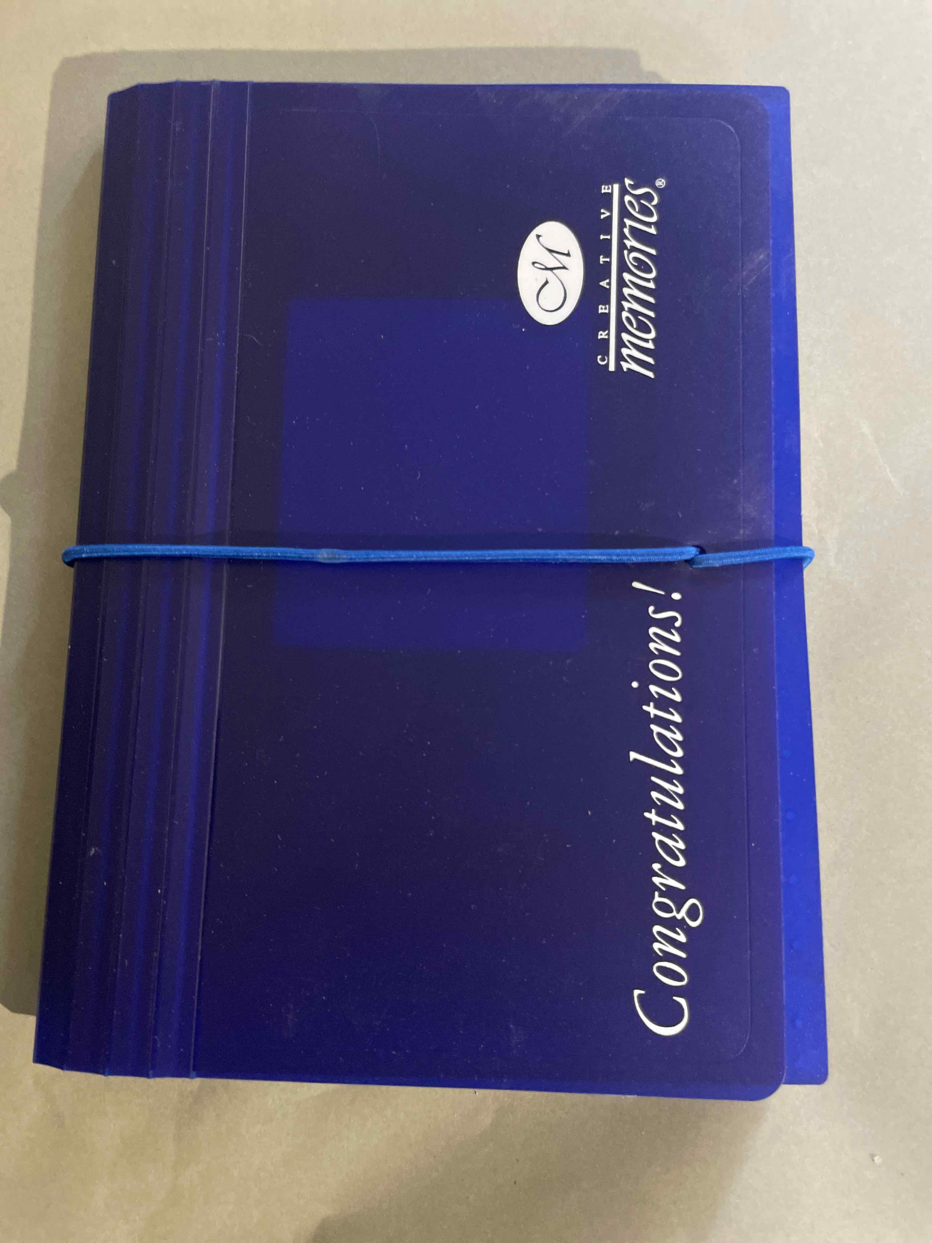 Creative Memories Blue file holder
