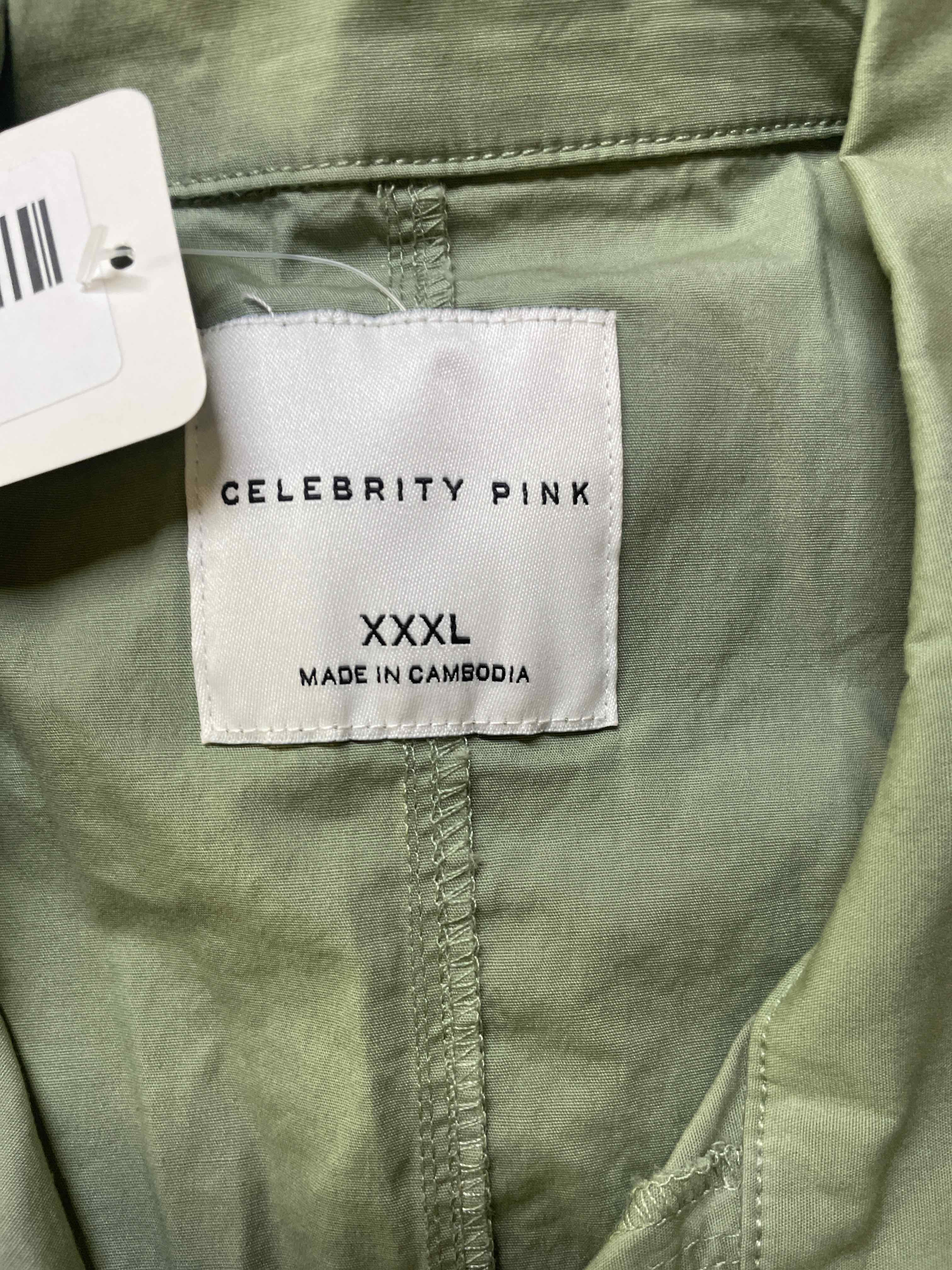 Celebrity Pink Green Romper XXXL