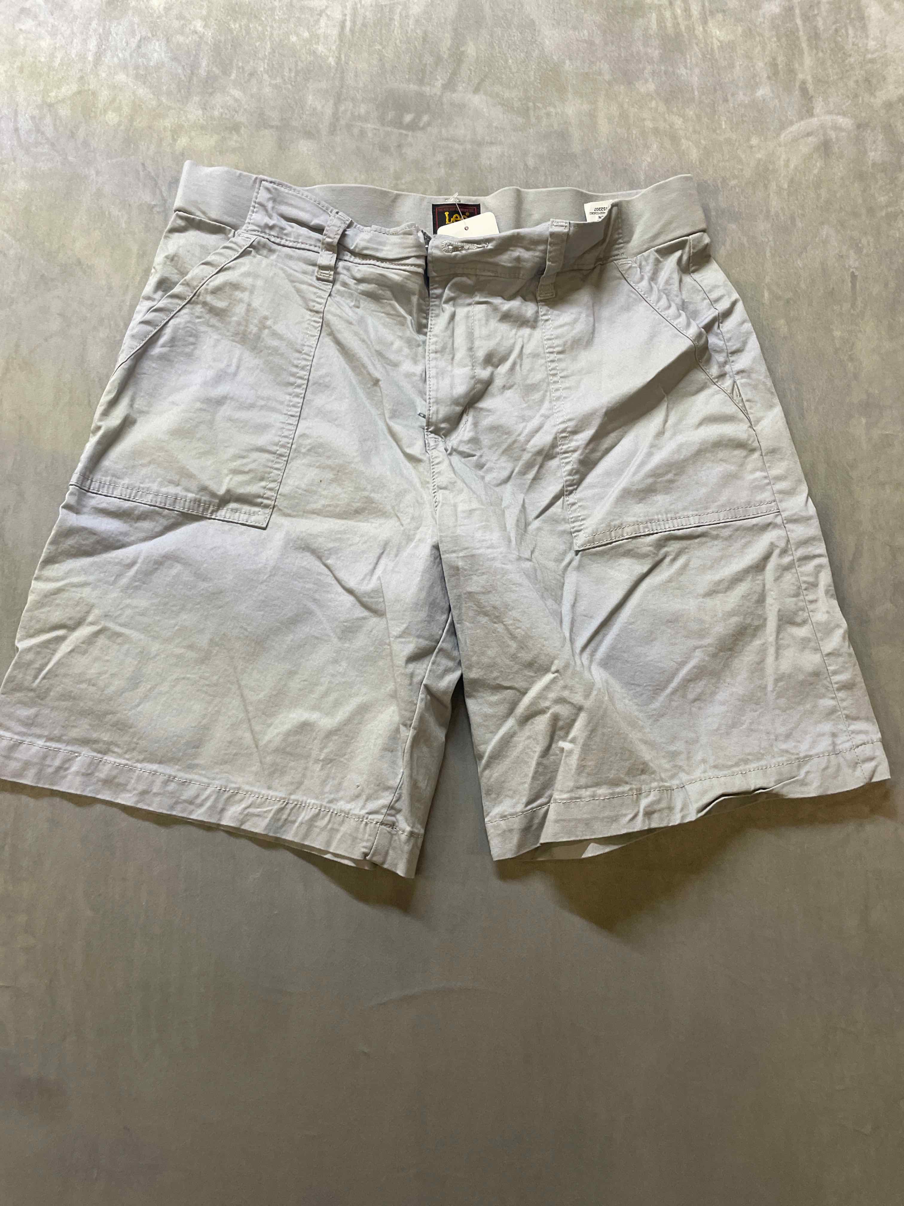 Lee Gray Cotton Chino Shorts