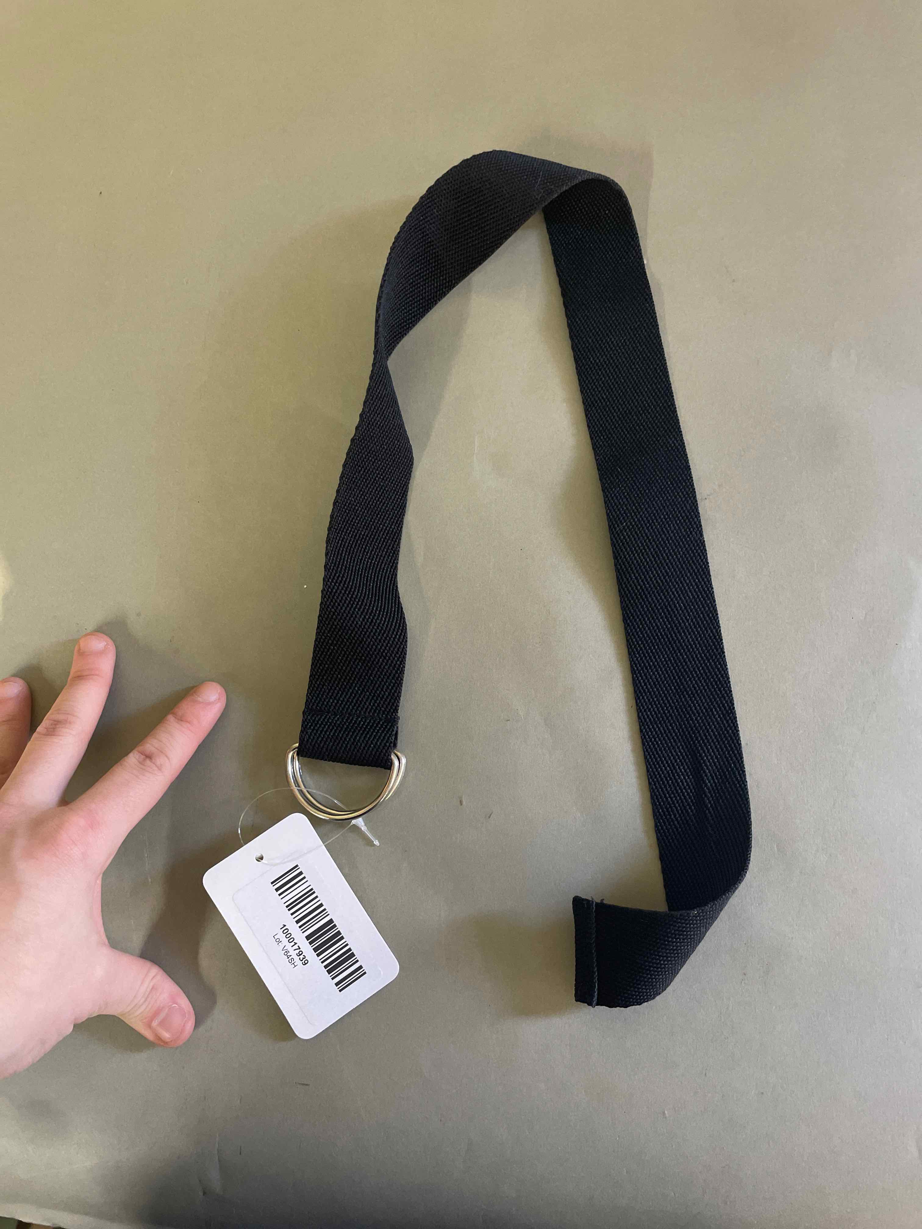 Black Fabric Belt