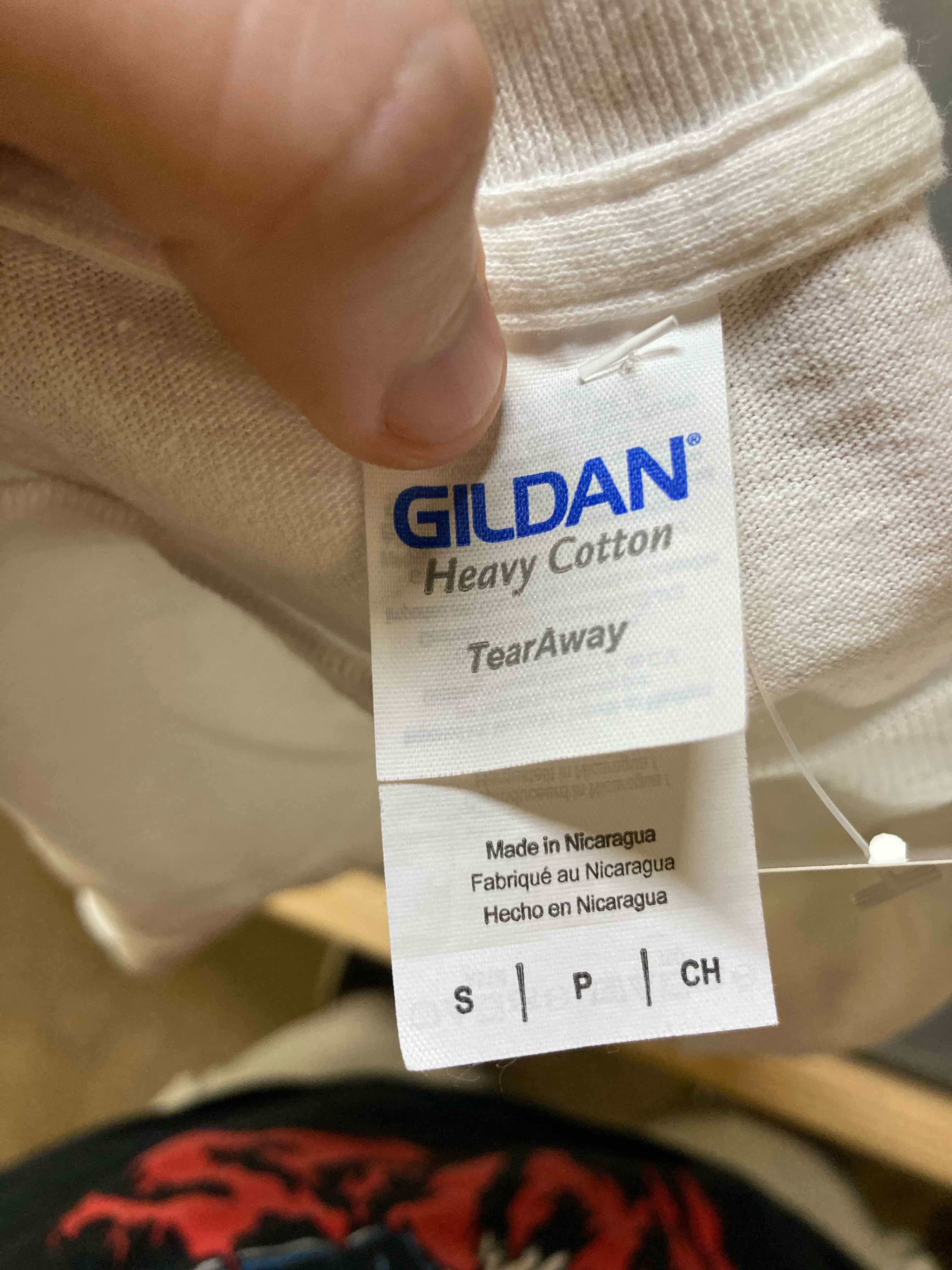 Gildan White Cotton T-Shirt Small