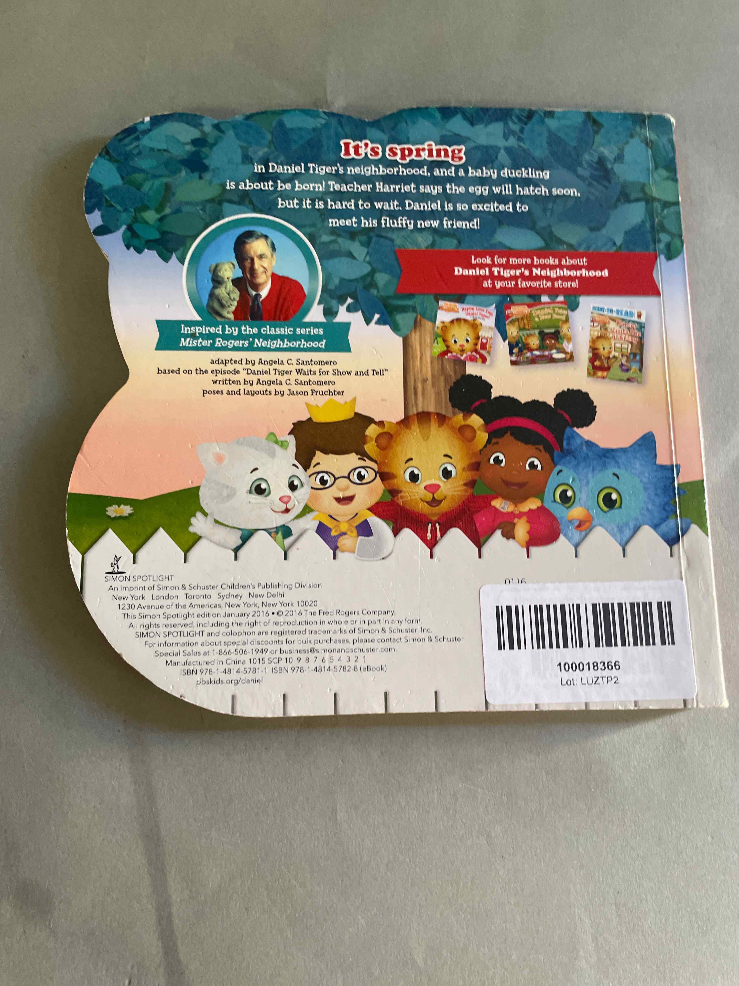 Daniel Tigers Neighborhood A Duckling for Daniel Board Book