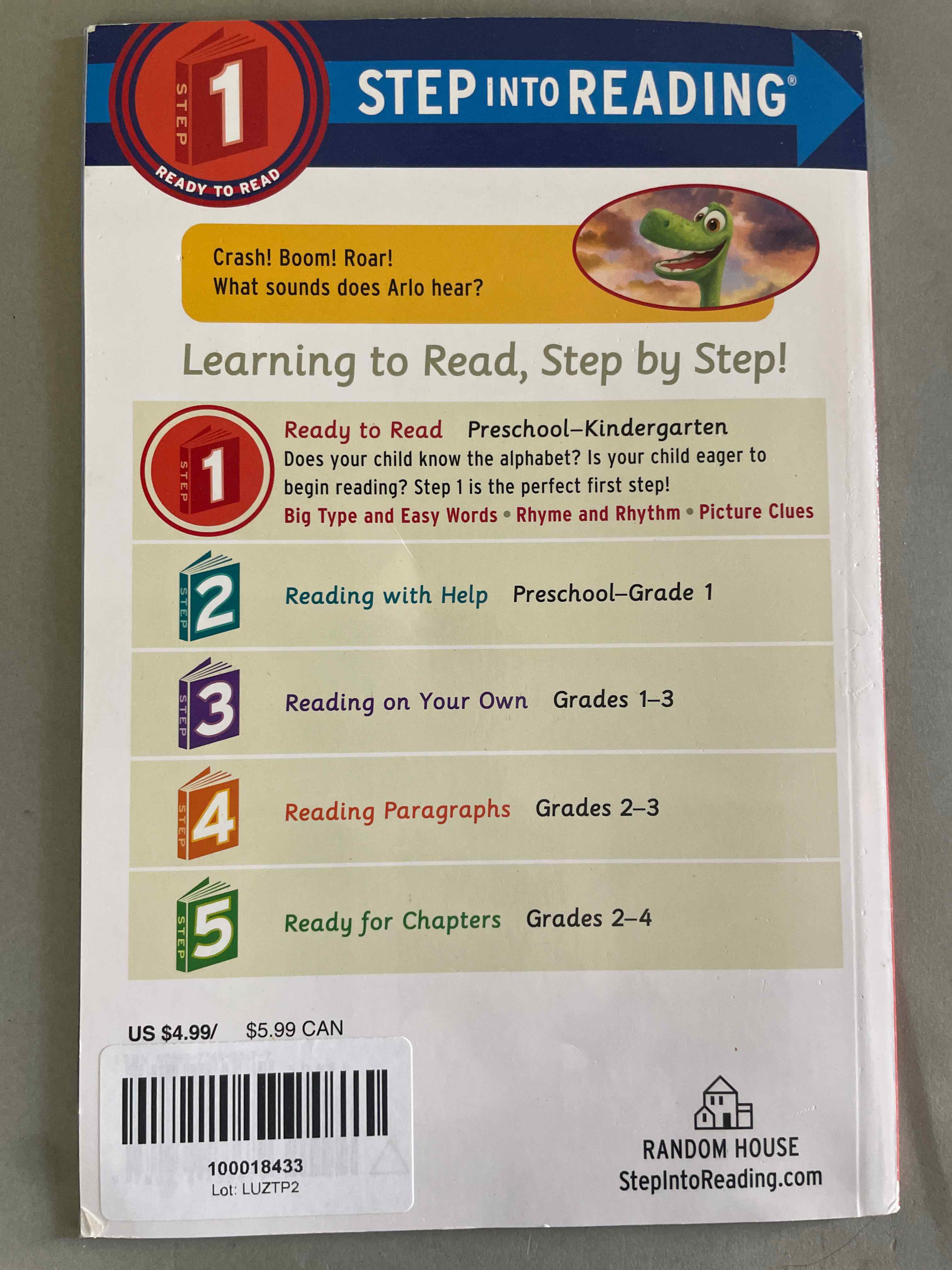 Random House The Good Dinosaur Step Into Reading Book